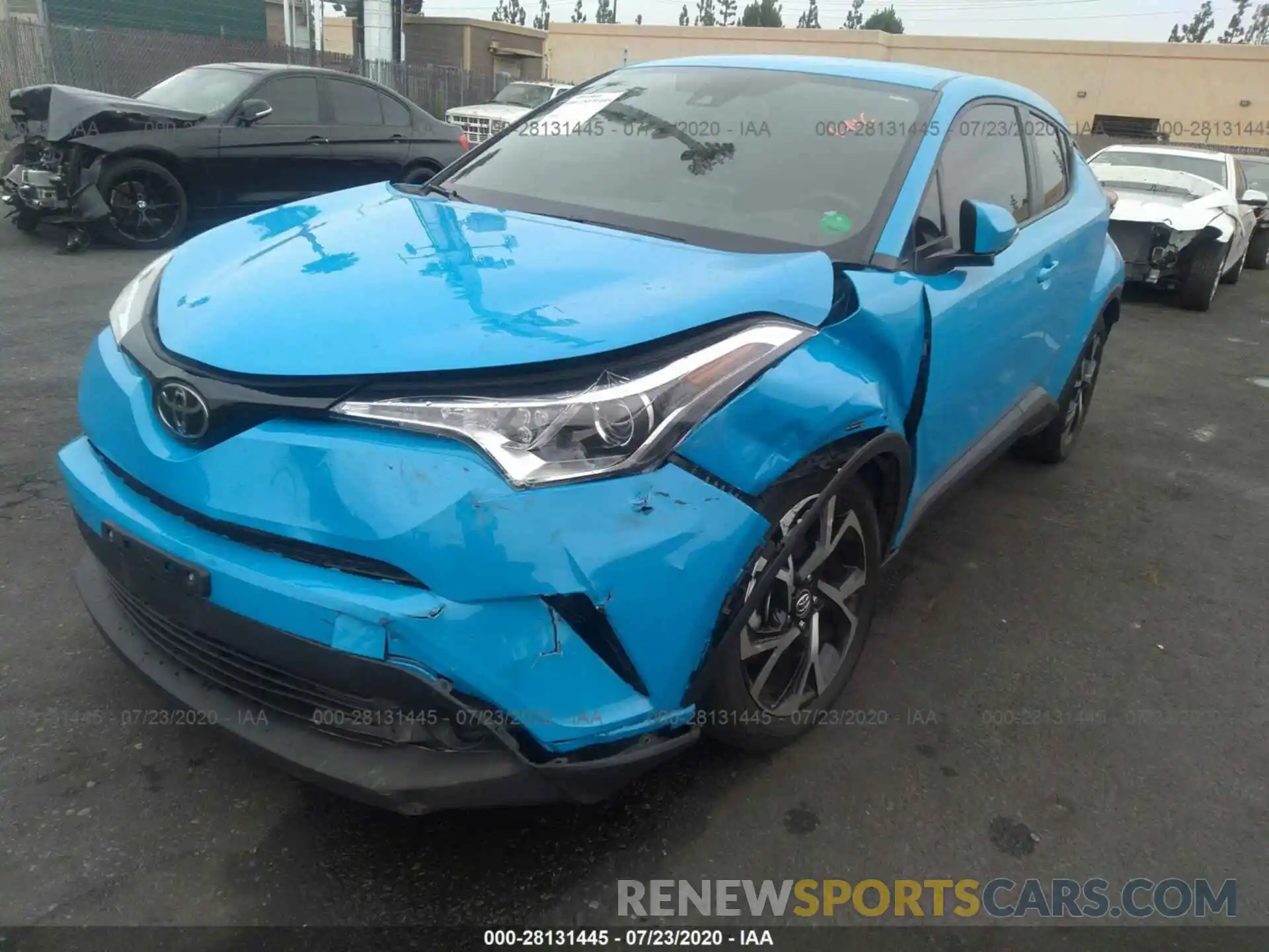 2 Photograph of a damaged car JTNKHMBX0K1034788 TOYOTA C-HR 2019