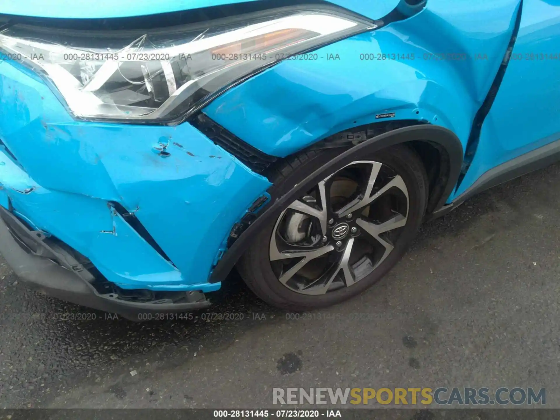 6 Photograph of a damaged car JTNKHMBX0K1034788 TOYOTA C-HR 2019