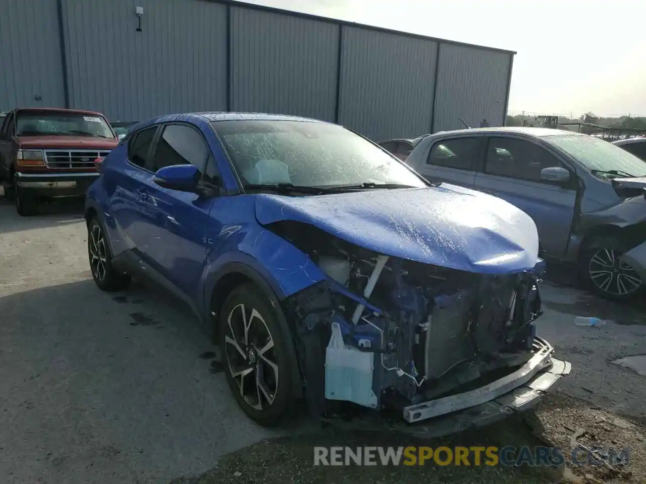 1 Photograph of a damaged car JTNKHMBX0K1035312 TOYOTA C-HR 2019