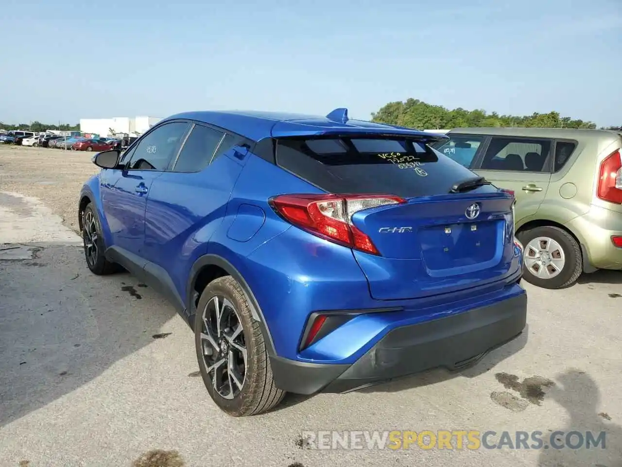 3 Photograph of a damaged car JTNKHMBX0K1035312 TOYOTA C-HR 2019