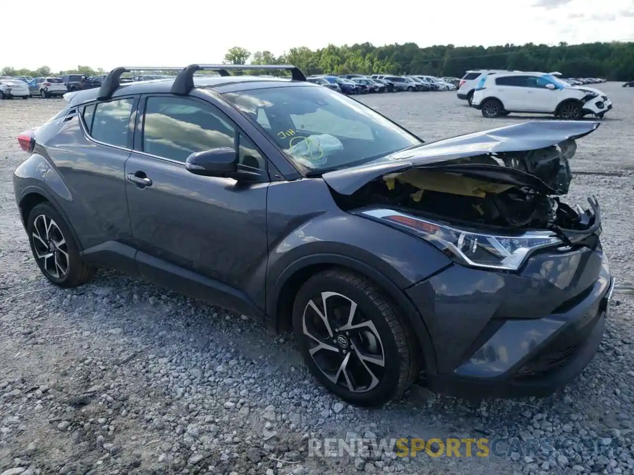 1 Photograph of a damaged car JTNKHMBX0K1035505 TOYOTA C-HR 2019