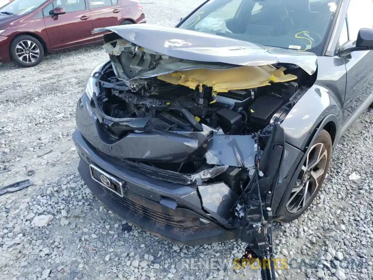 9 Photograph of a damaged car JTNKHMBX0K1035505 TOYOTA C-HR 2019