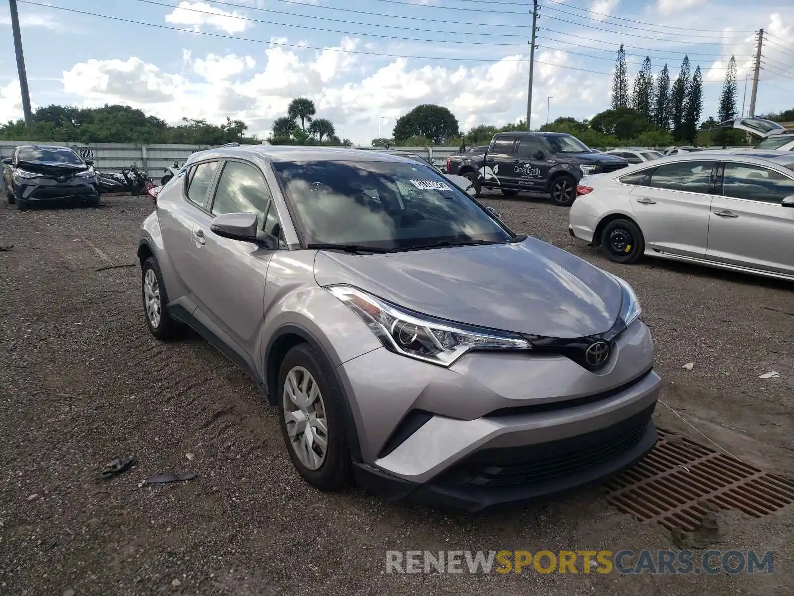 1 Photograph of a damaged car JTNKHMBX0K1036637 TOYOTA C-HR 2019