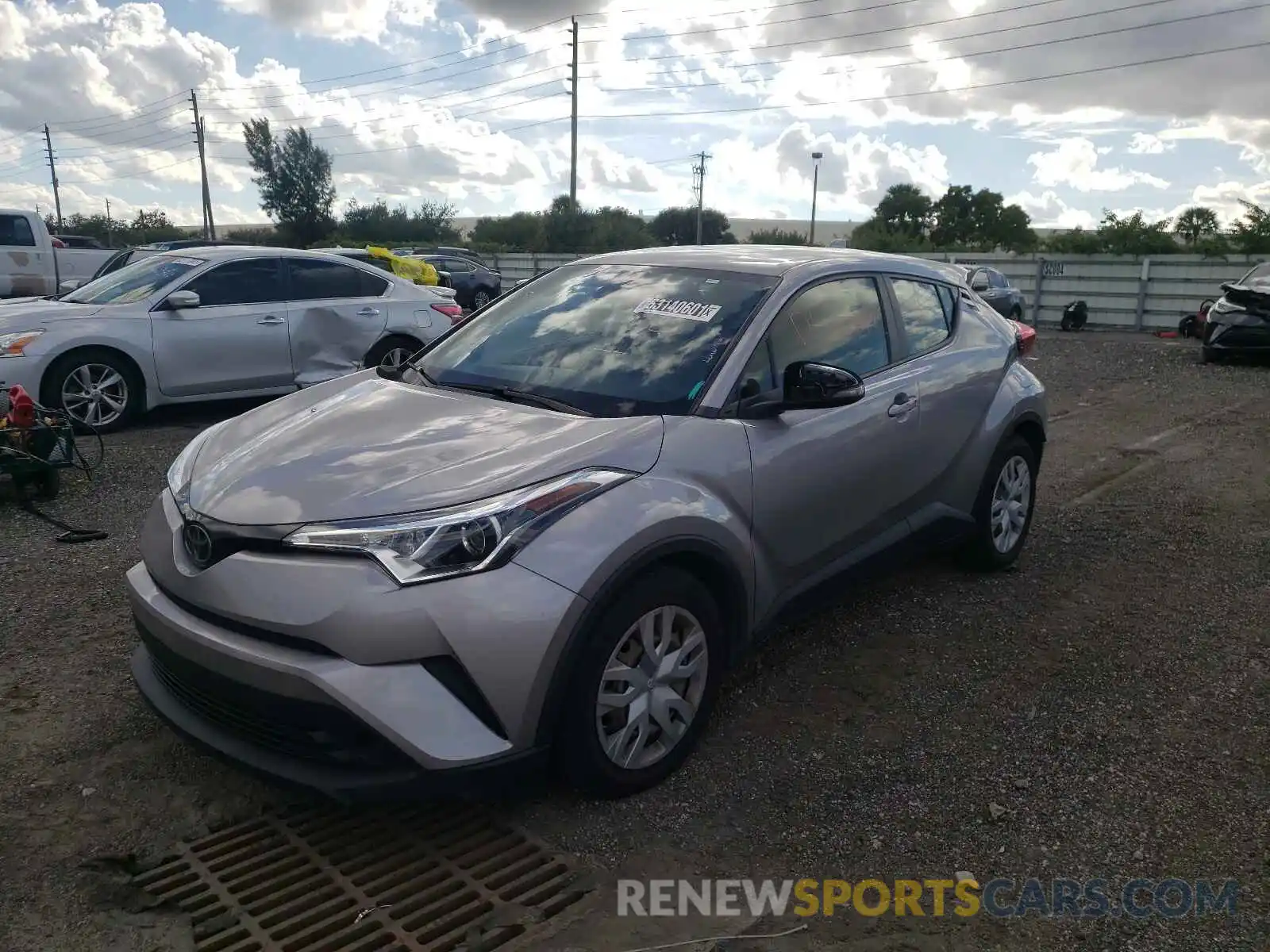 2 Photograph of a damaged car JTNKHMBX0K1036637 TOYOTA C-HR 2019