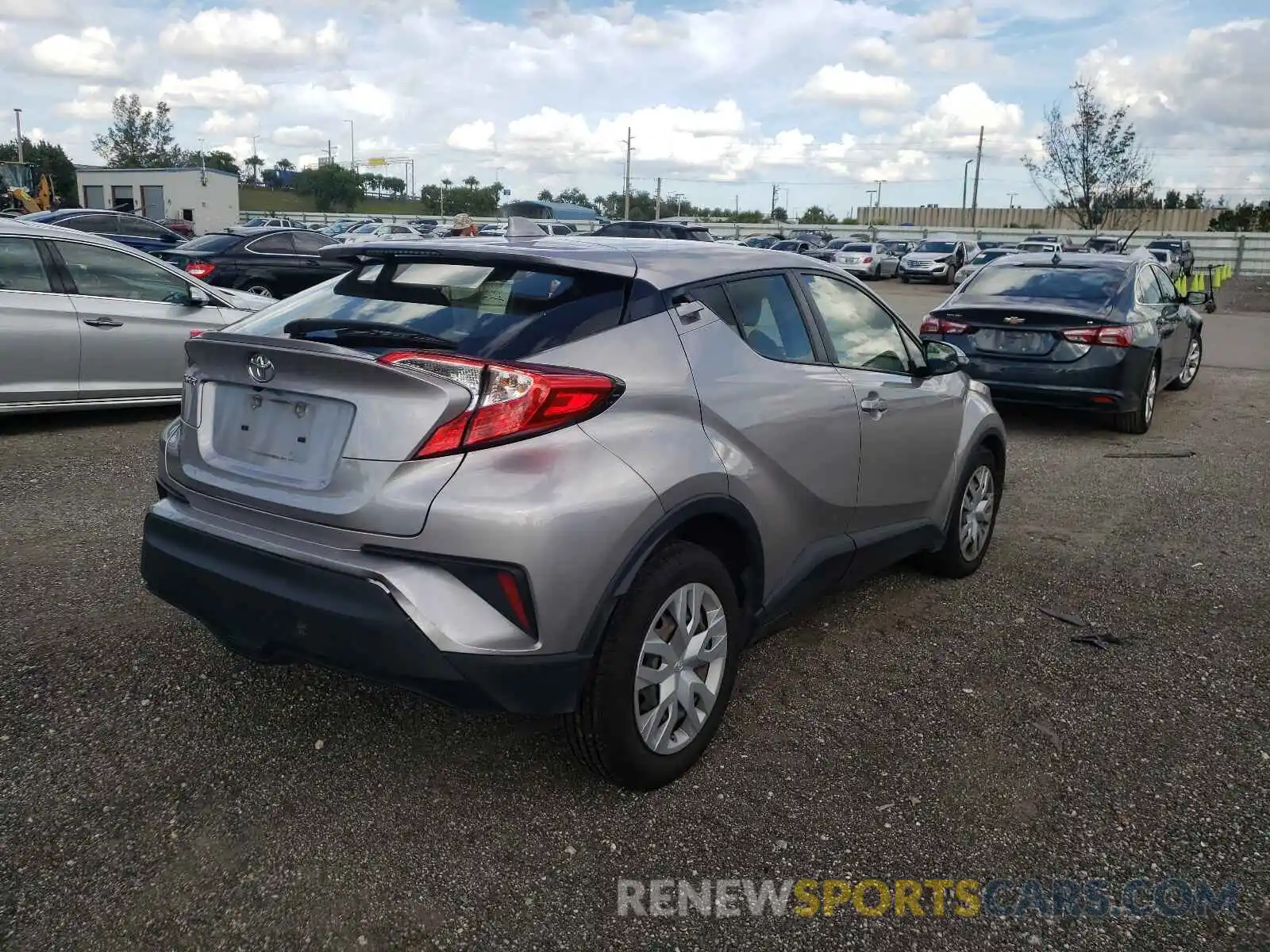 4 Photograph of a damaged car JTNKHMBX0K1036637 TOYOTA C-HR 2019