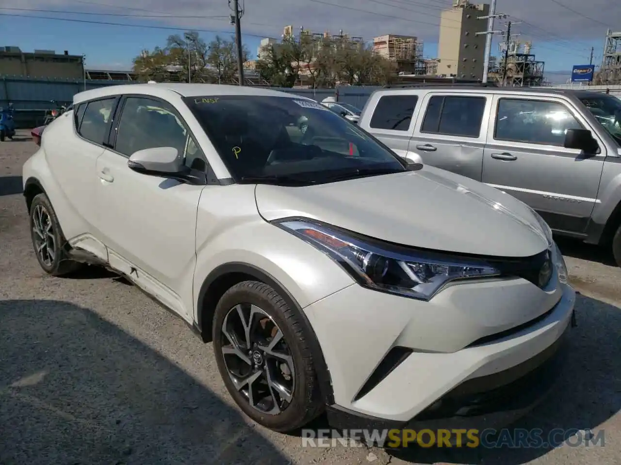 1 Photograph of a damaged car JTNKHMBX0K1037013 TOYOTA C-HR 2019