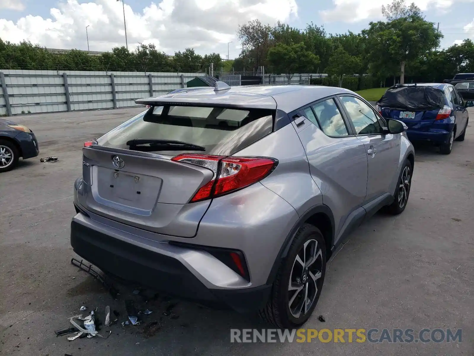 4 Photograph of a damaged car JTNKHMBX0K1037299 TOYOTA C-HR 2019