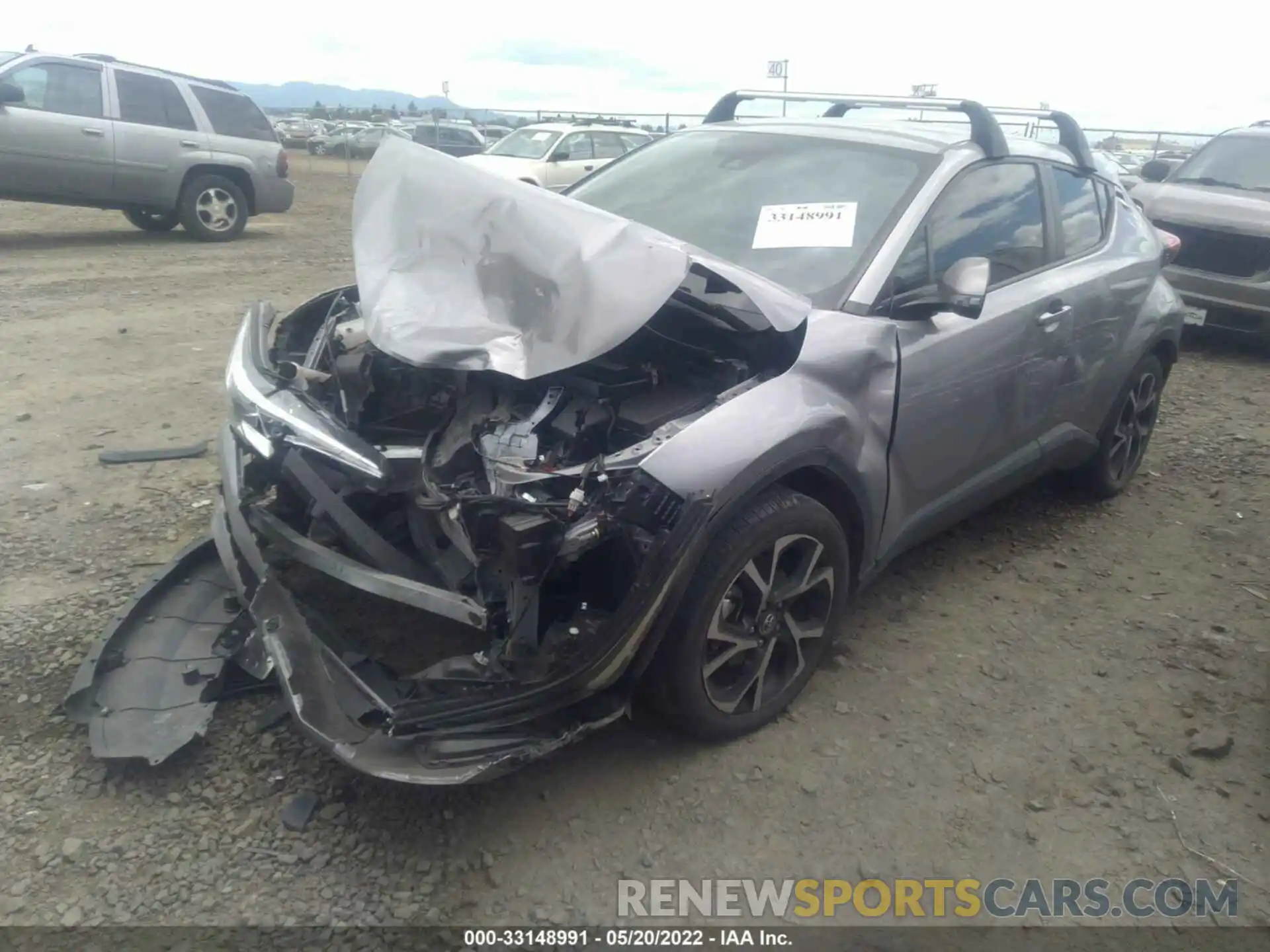 2 Photograph of a damaged car JTNKHMBX0K1037920 TOYOTA C-HR 2019