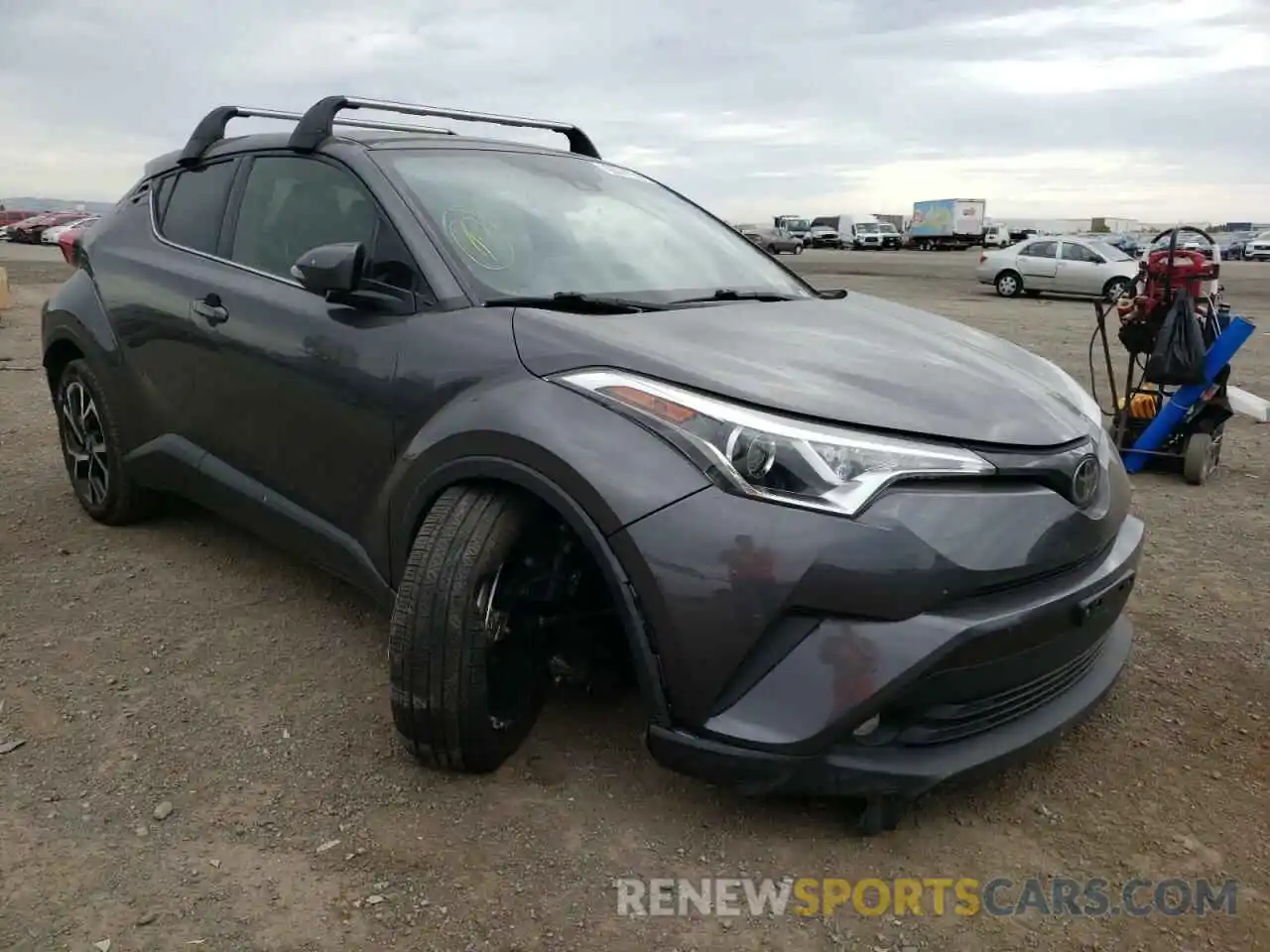 1 Photograph of a damaged car JTNKHMBX0K1038758 TOYOTA C-HR 2019