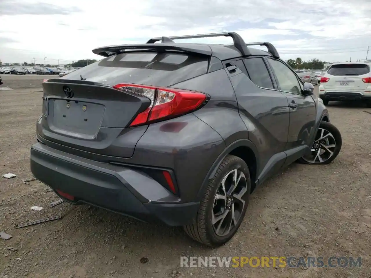 4 Фотография поврежденного автомобиля JTNKHMBX0K1038758 TOYOTA C-HR 2019