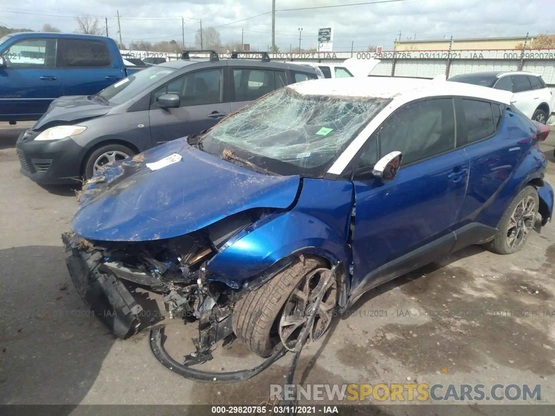 2 Фотография поврежденного автомобиля JTNKHMBX0K1038890 TOYOTA C-HR 2019