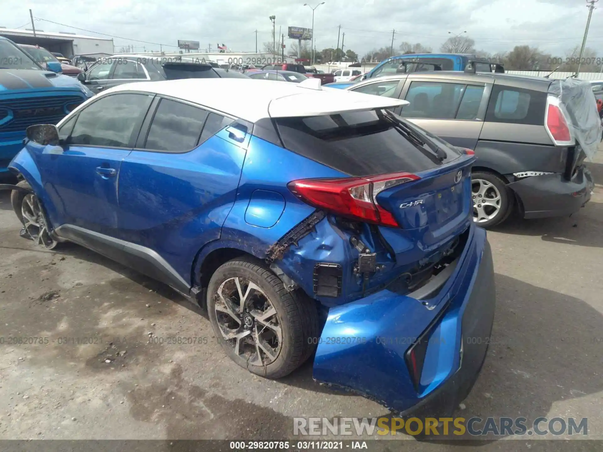 3 Photograph of a damaged car JTNKHMBX0K1038890 TOYOTA C-HR 2019