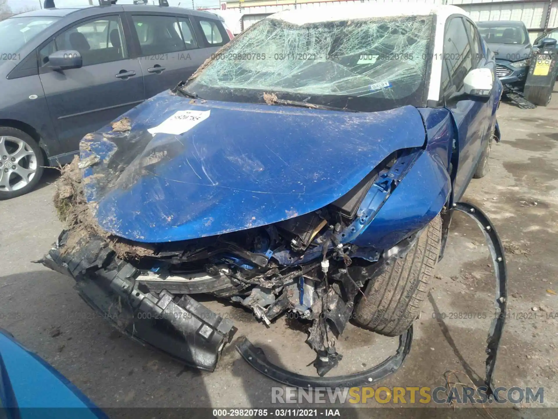 6 Photograph of a damaged car JTNKHMBX0K1038890 TOYOTA C-HR 2019