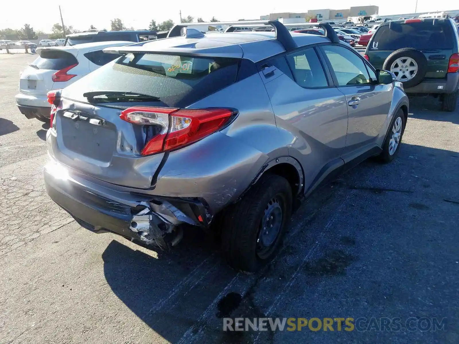 4 Photograph of a damaged car JTNKHMBX0K1039327 TOYOTA C-HR 2019