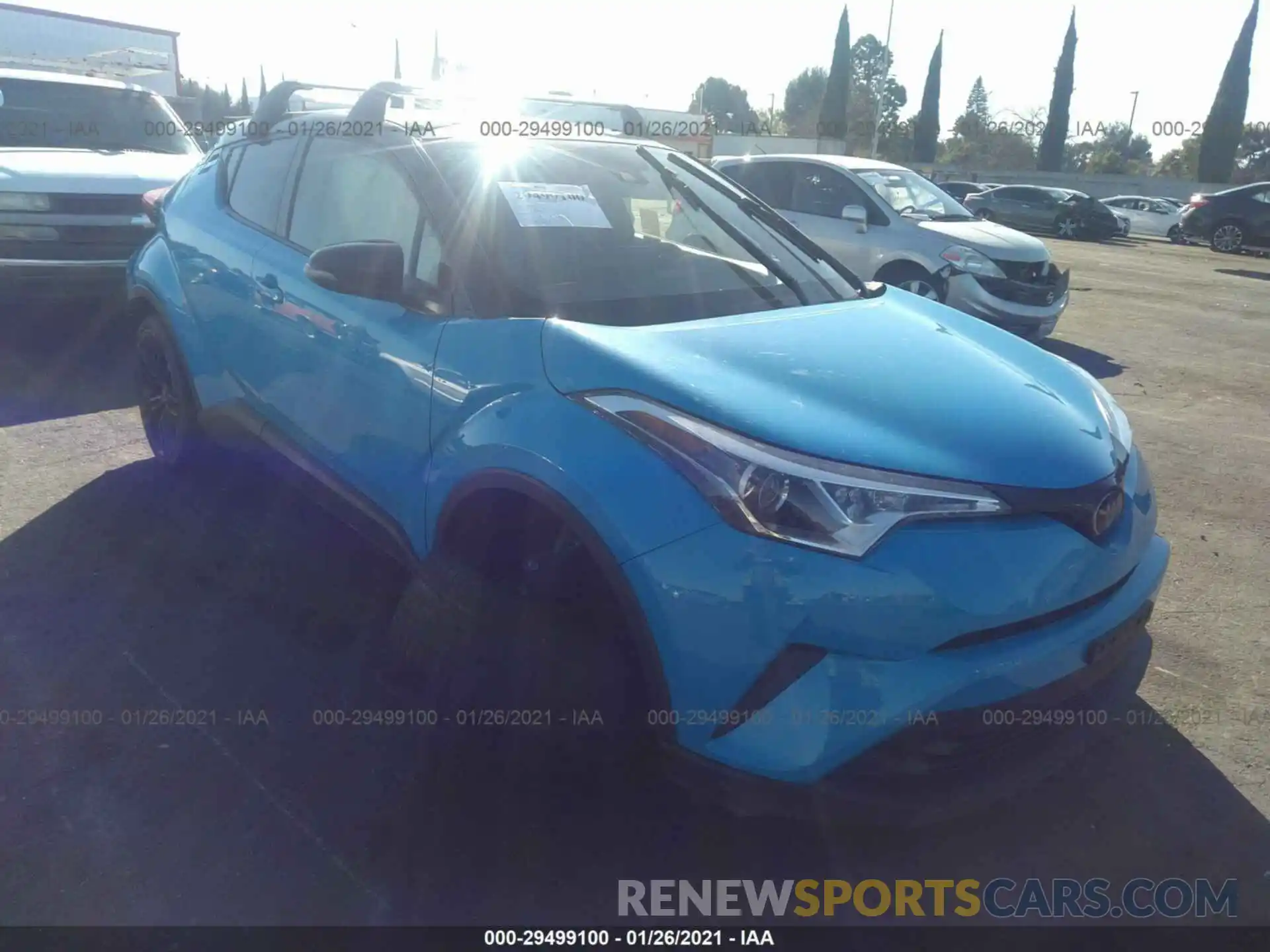 1 Photograph of a damaged car JTNKHMBX0K1039537 TOYOTA C-HR 2019