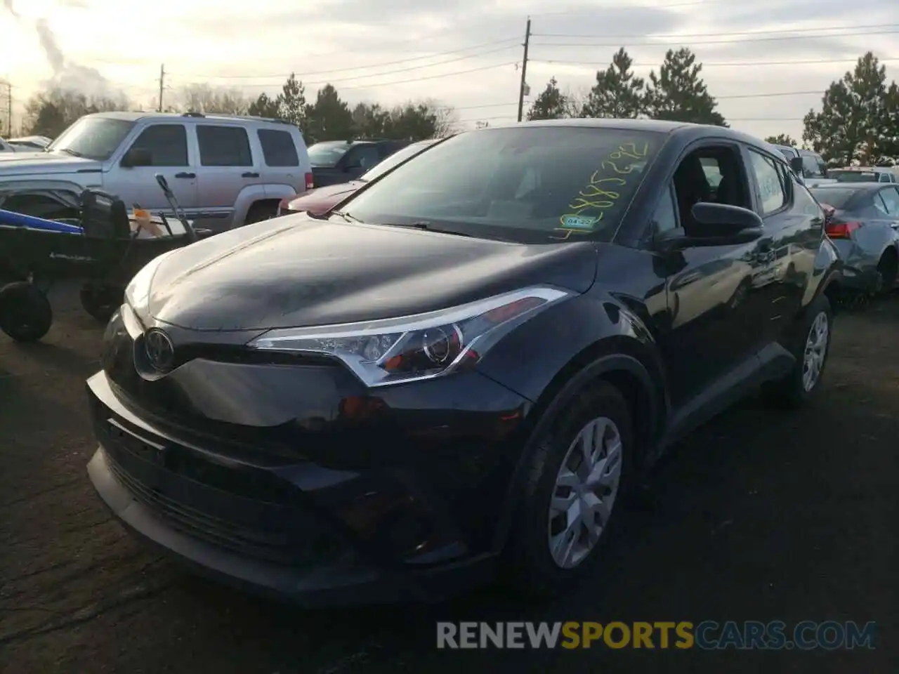 2 Photograph of a damaged car JTNKHMBX0K1041207 TOYOTA C-HR 2019