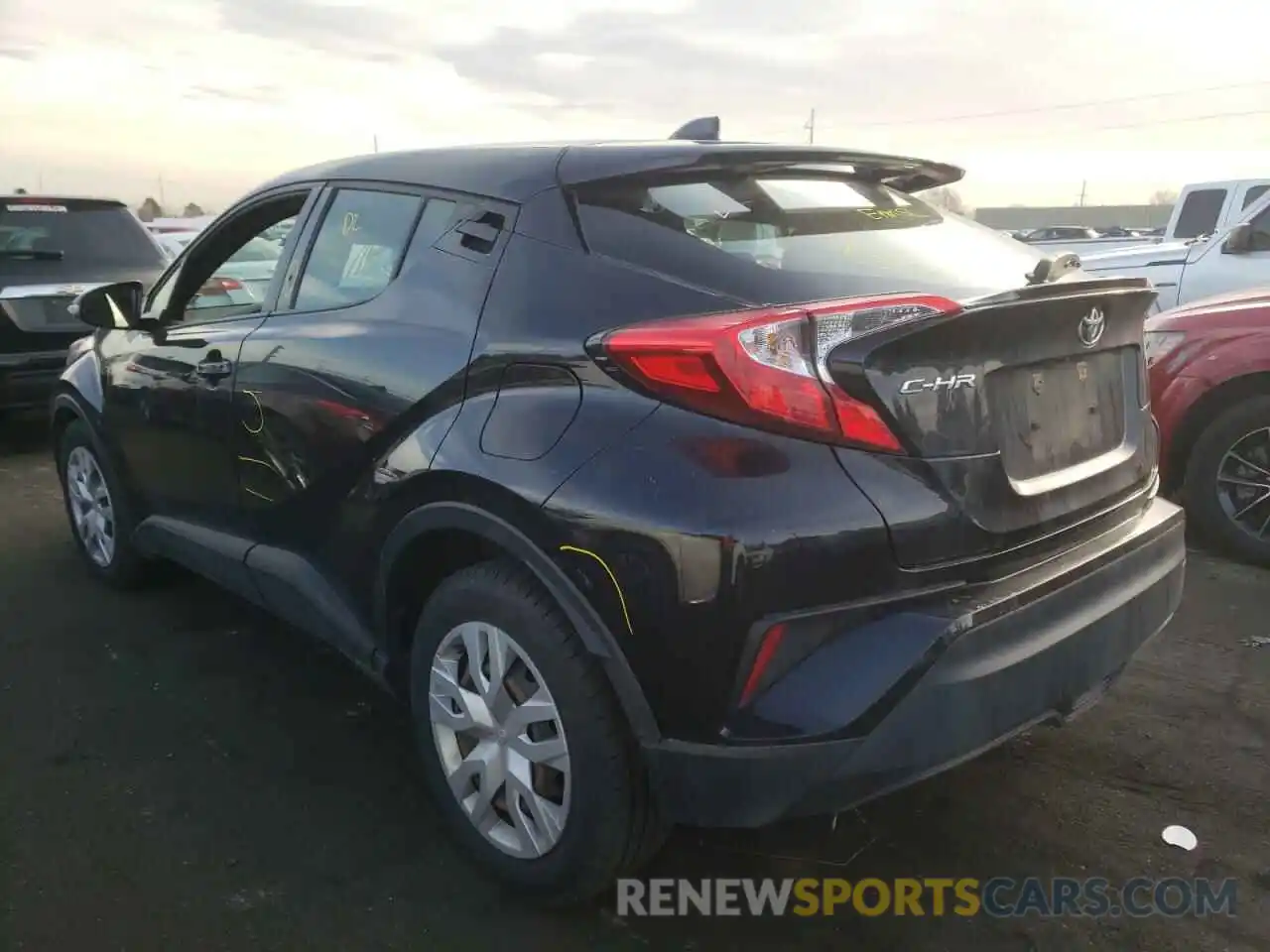 3 Photograph of a damaged car JTNKHMBX0K1041207 TOYOTA C-HR 2019