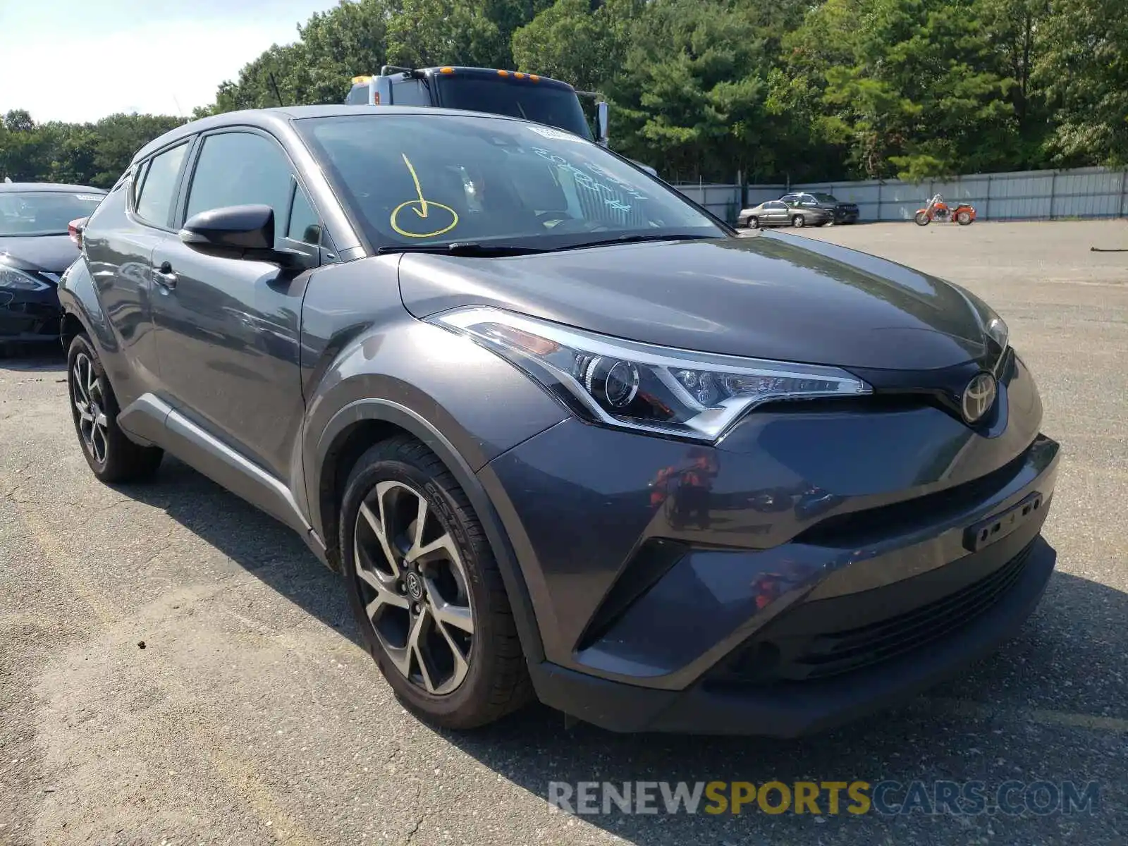 1 Photograph of a damaged car JTNKHMBX0K1041563 TOYOTA C-HR 2019