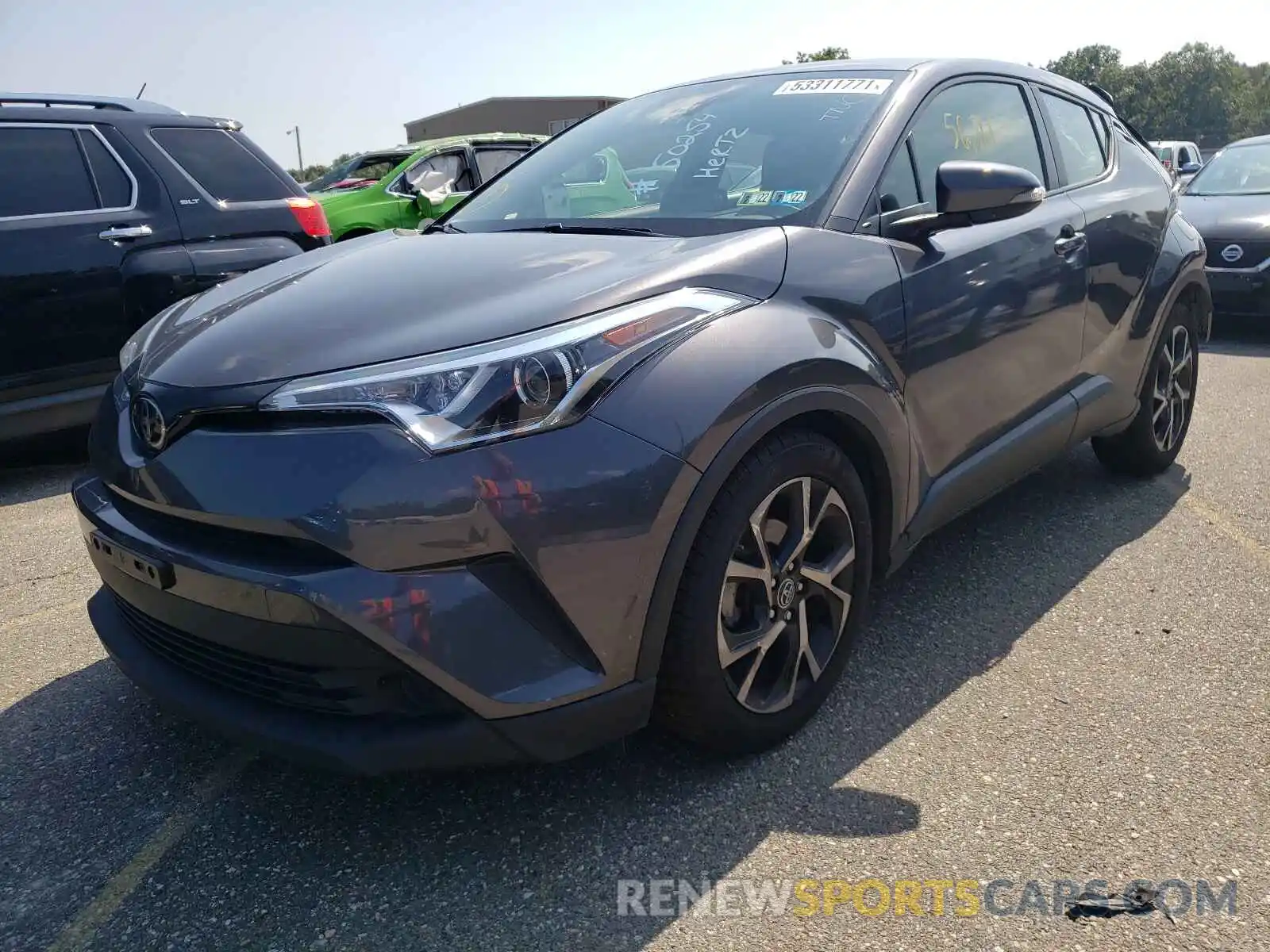 2 Photograph of a damaged car JTNKHMBX0K1041563 TOYOTA C-HR 2019