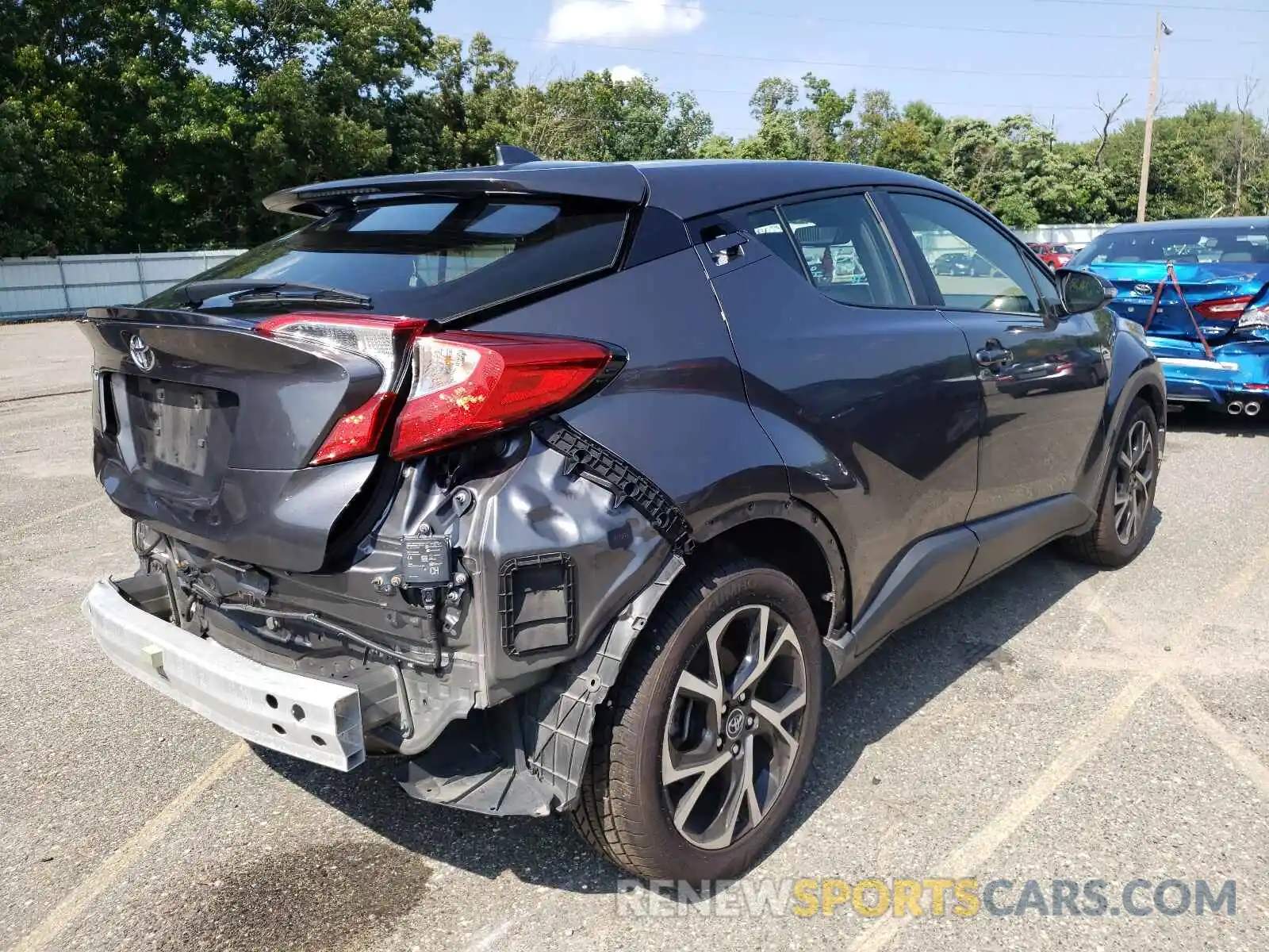 4 Photograph of a damaged car JTNKHMBX0K1041563 TOYOTA C-HR 2019