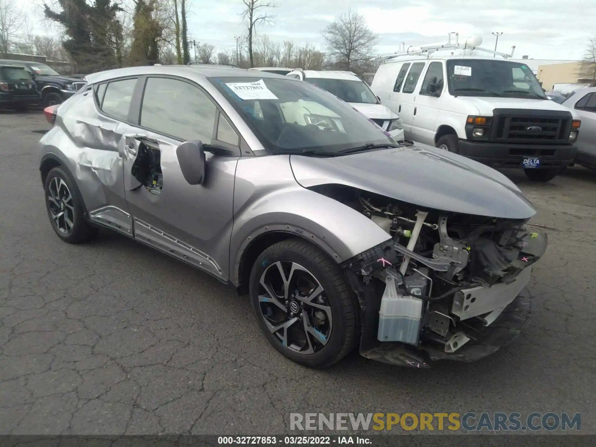 1 Photograph of a damaged car JTNKHMBX0K1041594 TOYOTA C-HR 2019