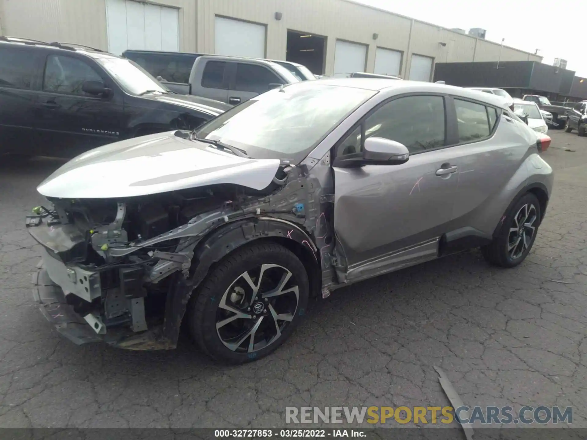 2 Photograph of a damaged car JTNKHMBX0K1041594 TOYOTA C-HR 2019