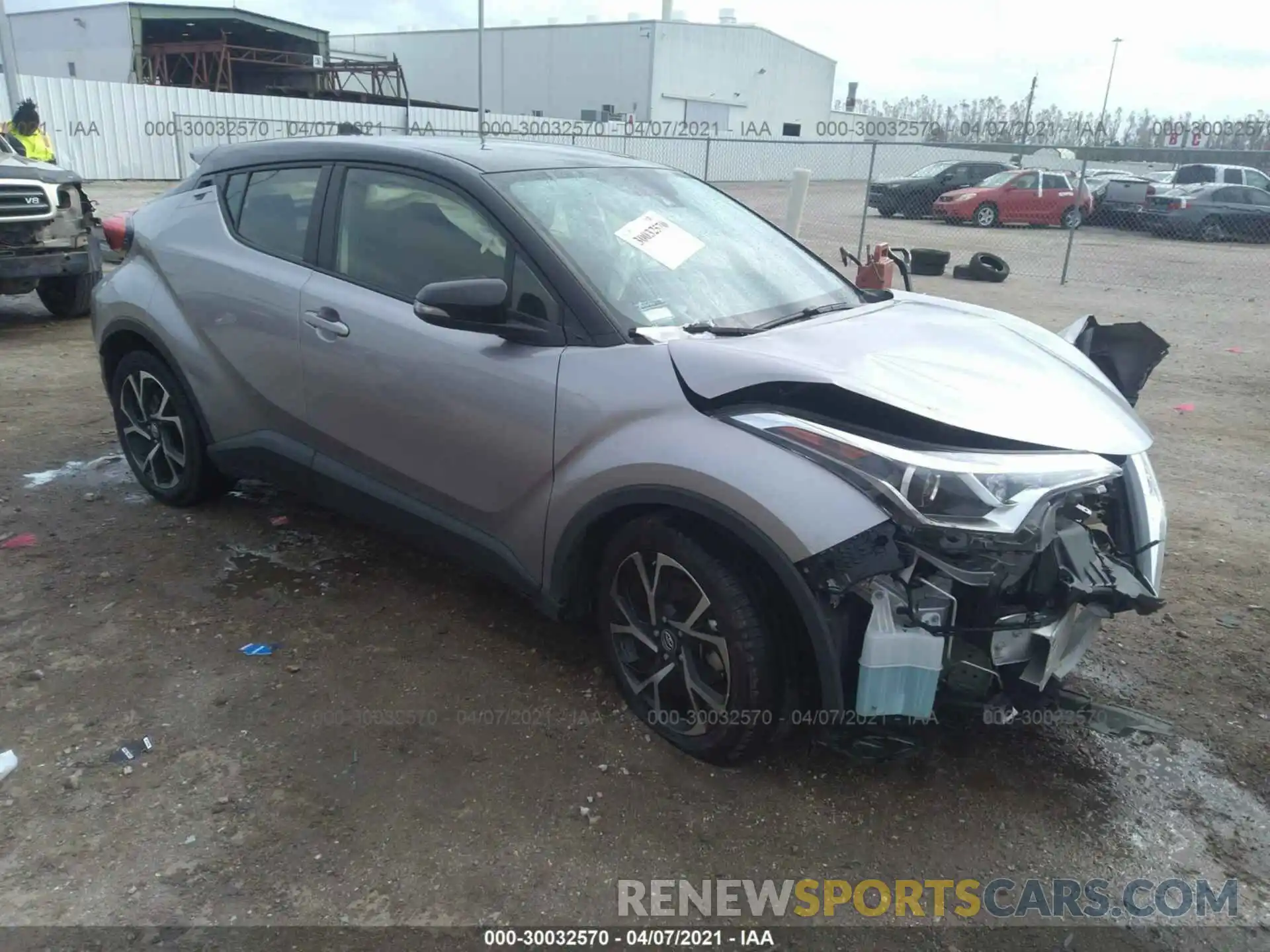 1 Photograph of a damaged car JTNKHMBX0K1042390 TOYOTA C-HR 2019