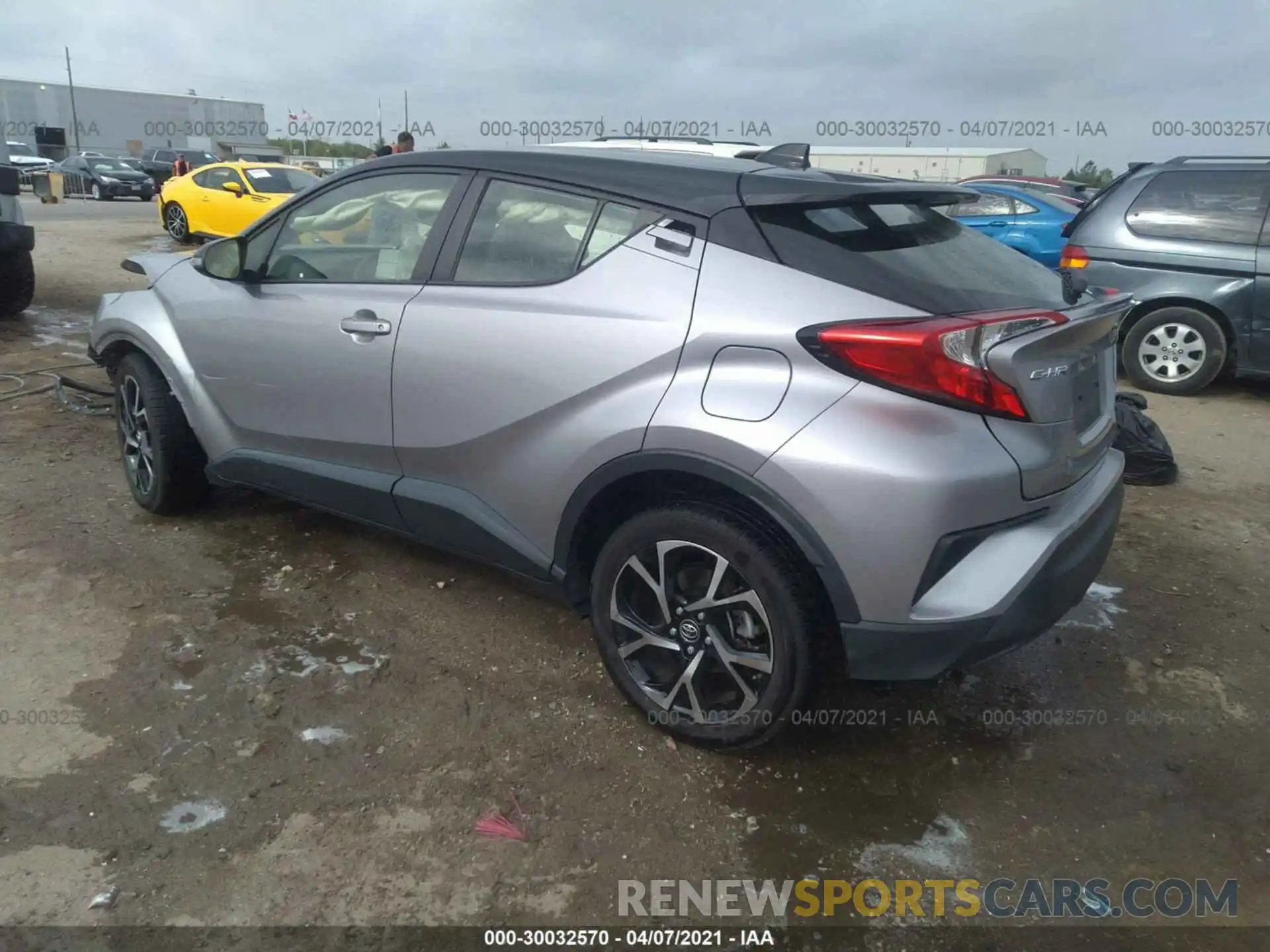 3 Фотография поврежденного автомобиля JTNKHMBX0K1042390 TOYOTA C-HR 2019