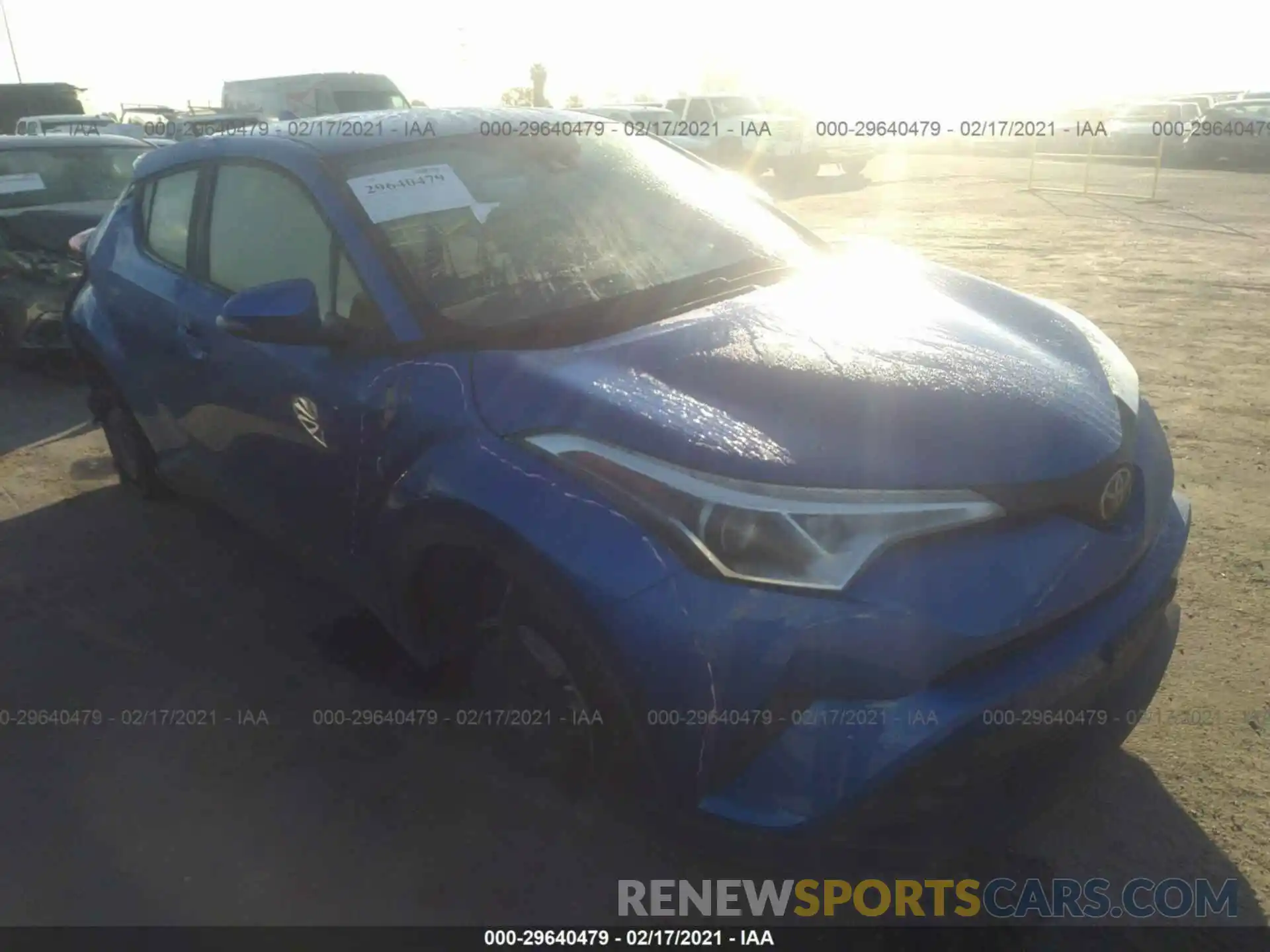 1 Photograph of a damaged car JTNKHMBX0K1042583 TOYOTA C-HR 2019