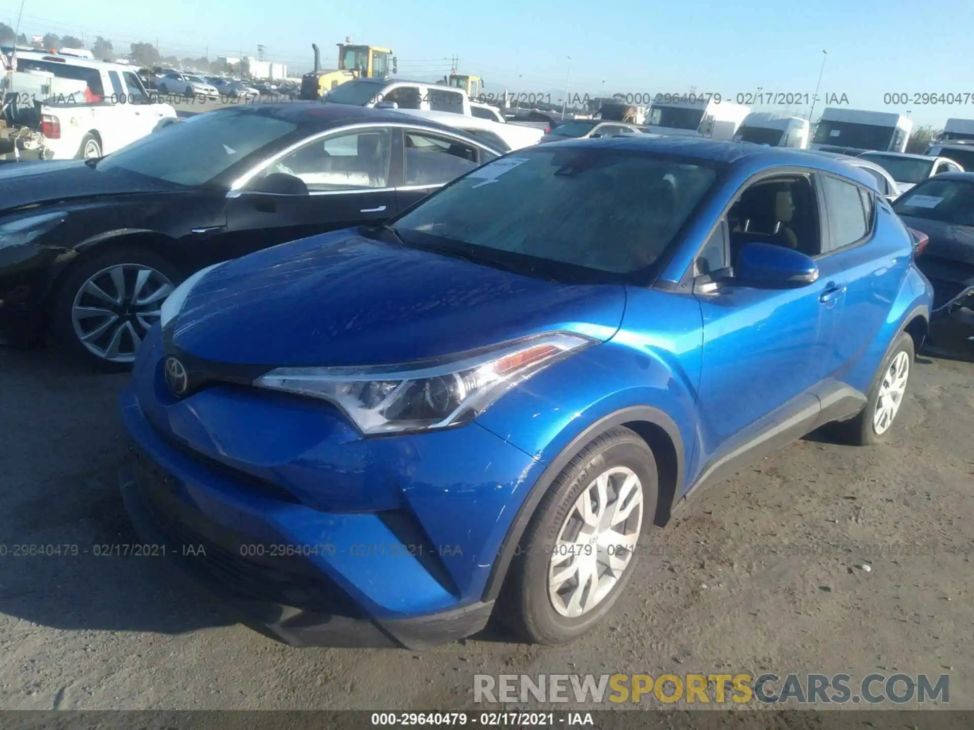 2 Photograph of a damaged car JTNKHMBX0K1042583 TOYOTA C-HR 2019