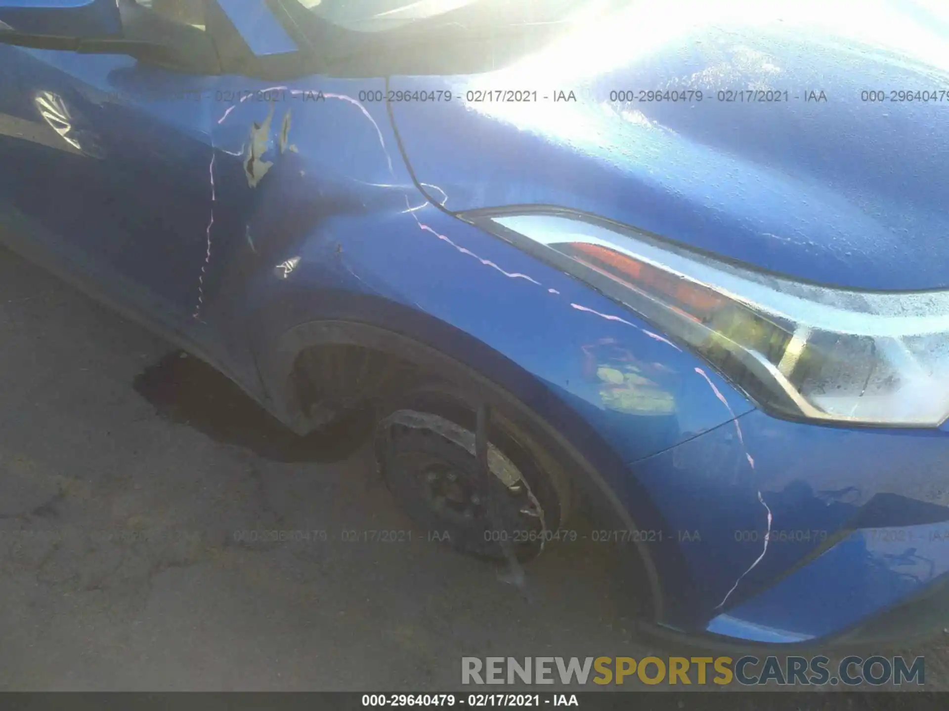 6 Photograph of a damaged car JTNKHMBX0K1042583 TOYOTA C-HR 2019