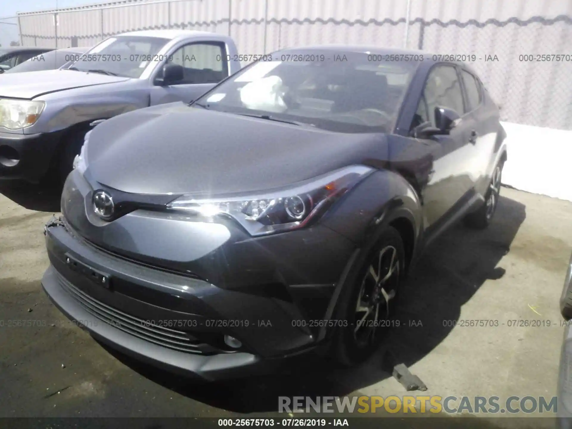 2 Photograph of a damaged car JTNKHMBX0K1042678 TOYOTA C-HR 2019