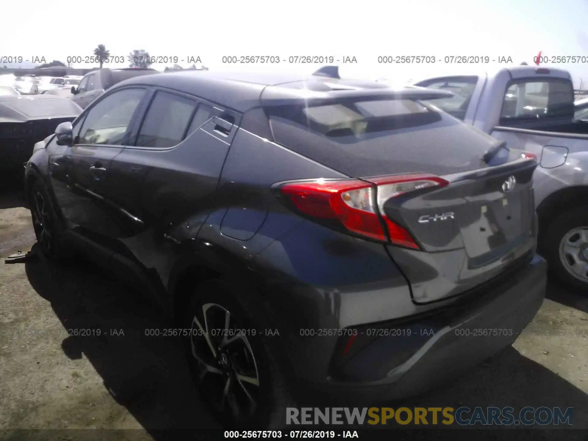 3 Photograph of a damaged car JTNKHMBX0K1042678 TOYOTA C-HR 2019