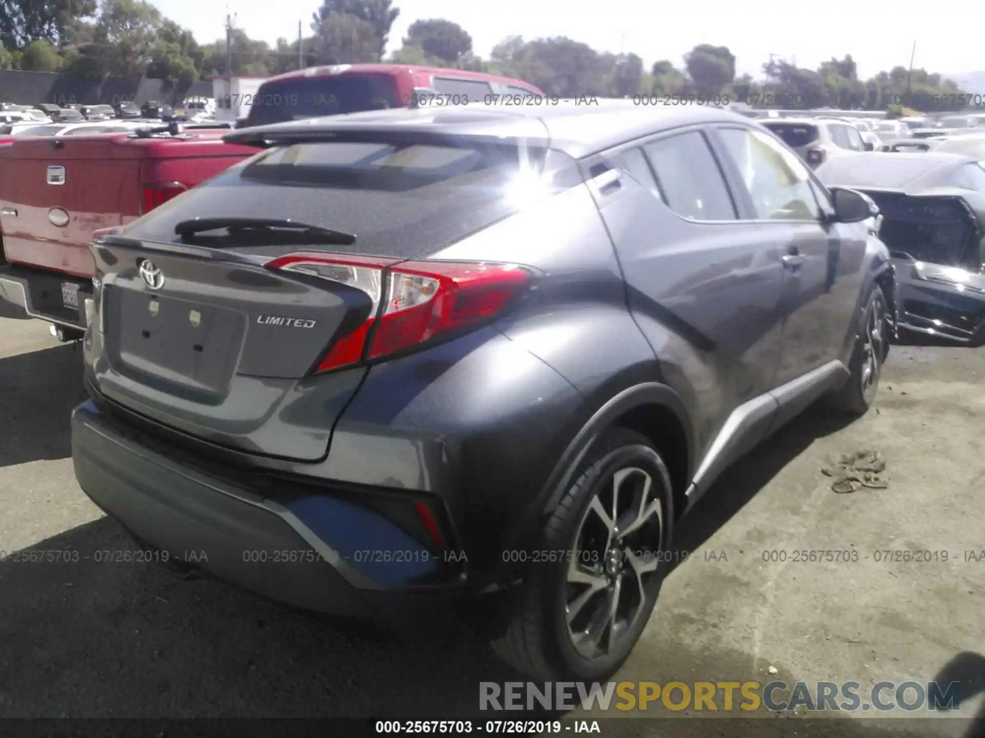 4 Photograph of a damaged car JTNKHMBX0K1042678 TOYOTA C-HR 2019