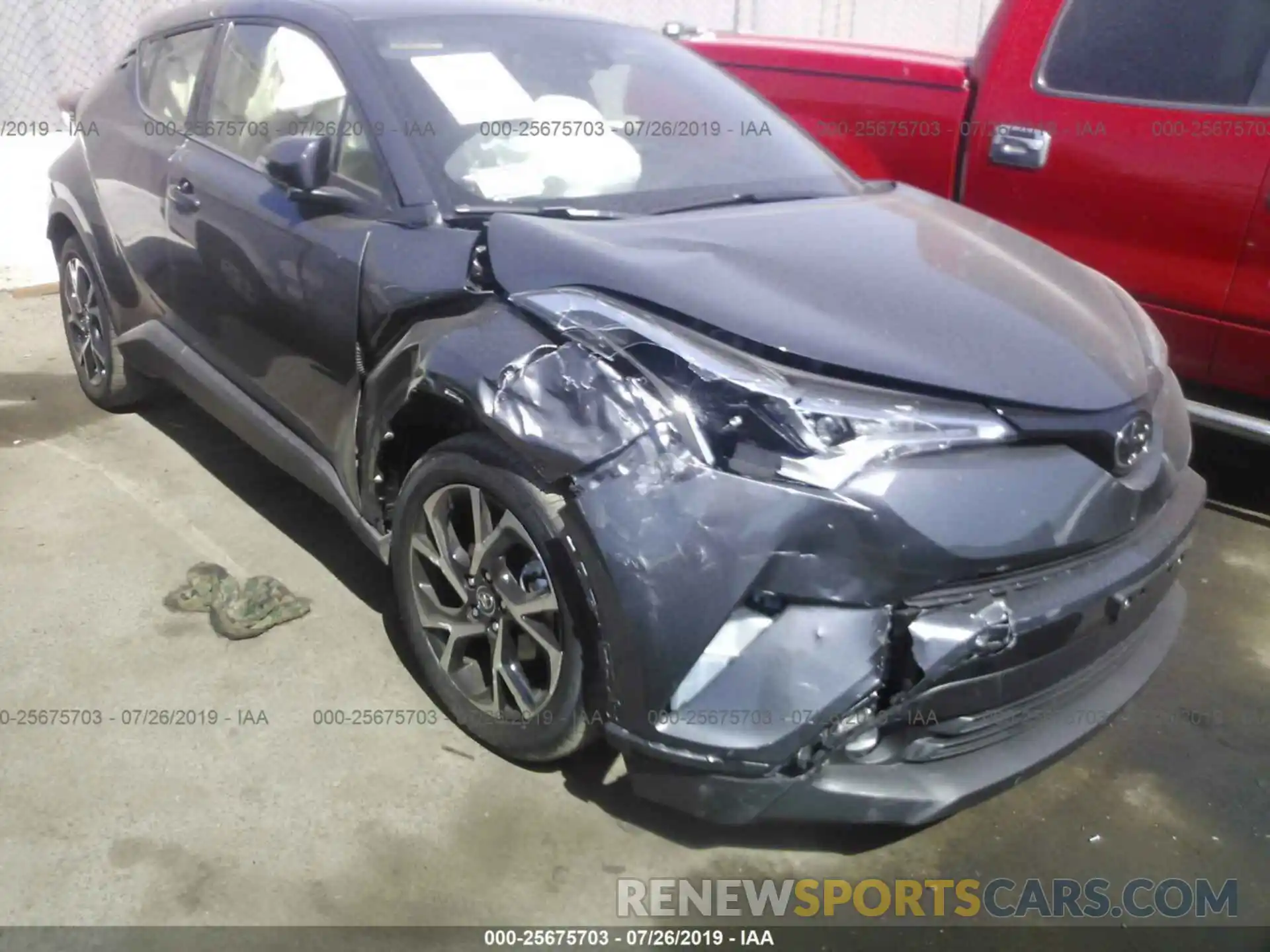 6 Photograph of a damaged car JTNKHMBX0K1042678 TOYOTA C-HR 2019