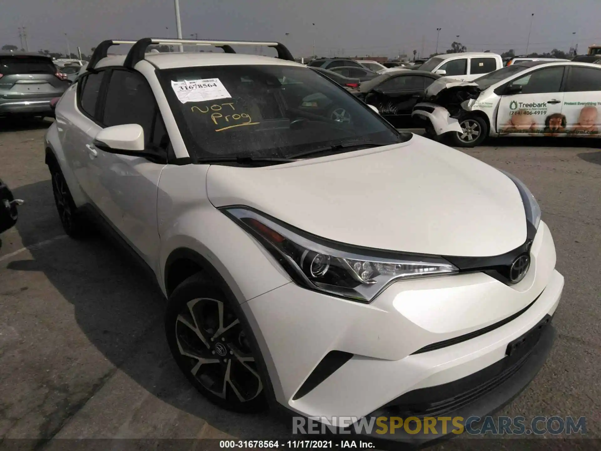 1 Фотография поврежденного автомобиля JTNKHMBX0K1044091 TOYOTA C-HR 2019