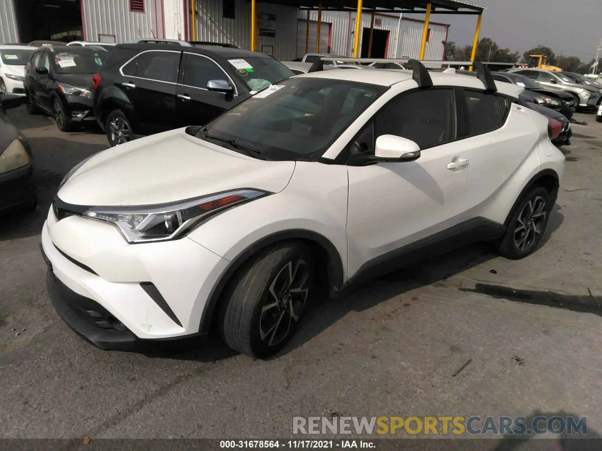 2 Photograph of a damaged car JTNKHMBX0K1044091 TOYOTA C-HR 2019