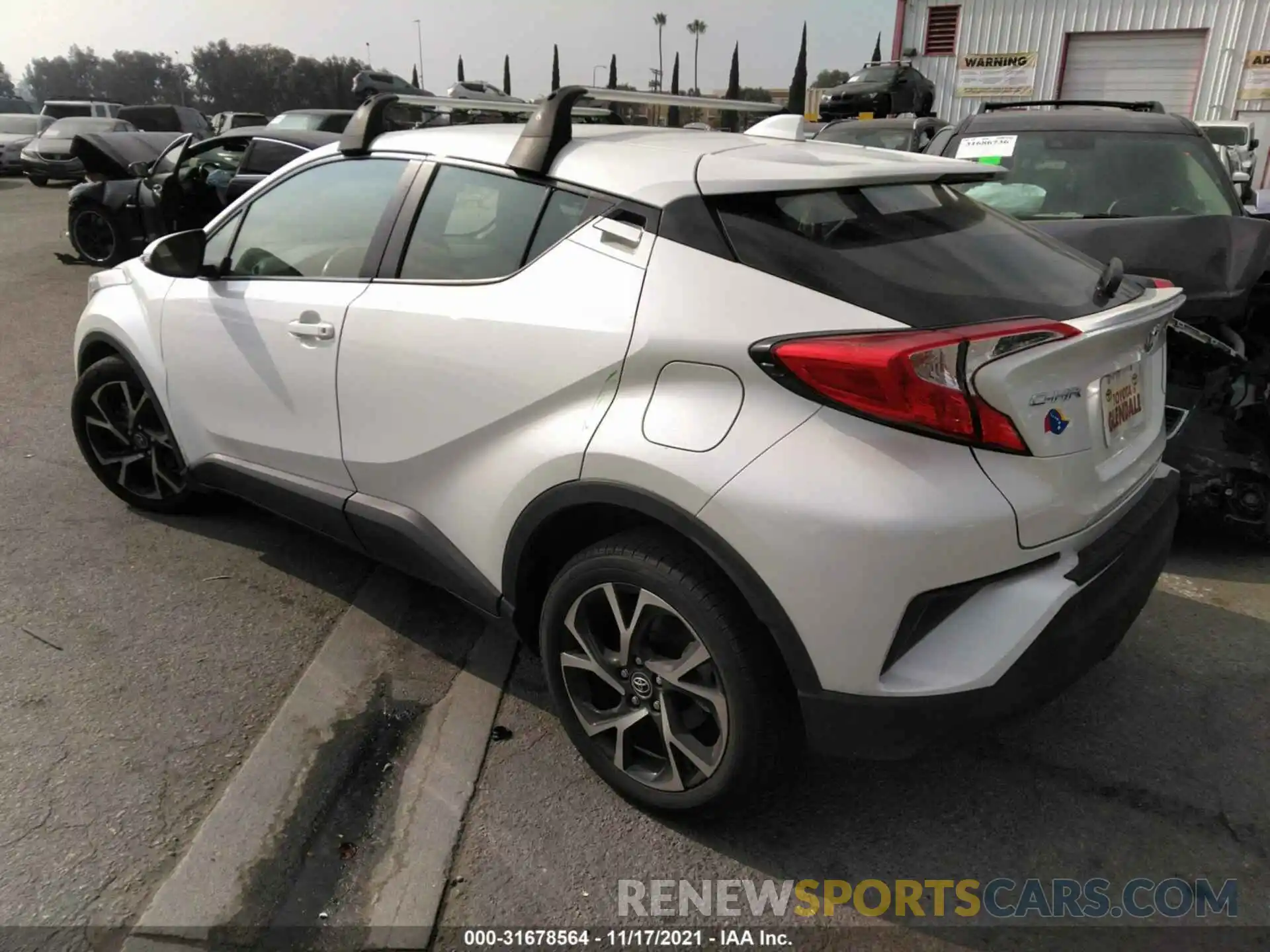 3 Photograph of a damaged car JTNKHMBX0K1044091 TOYOTA C-HR 2019