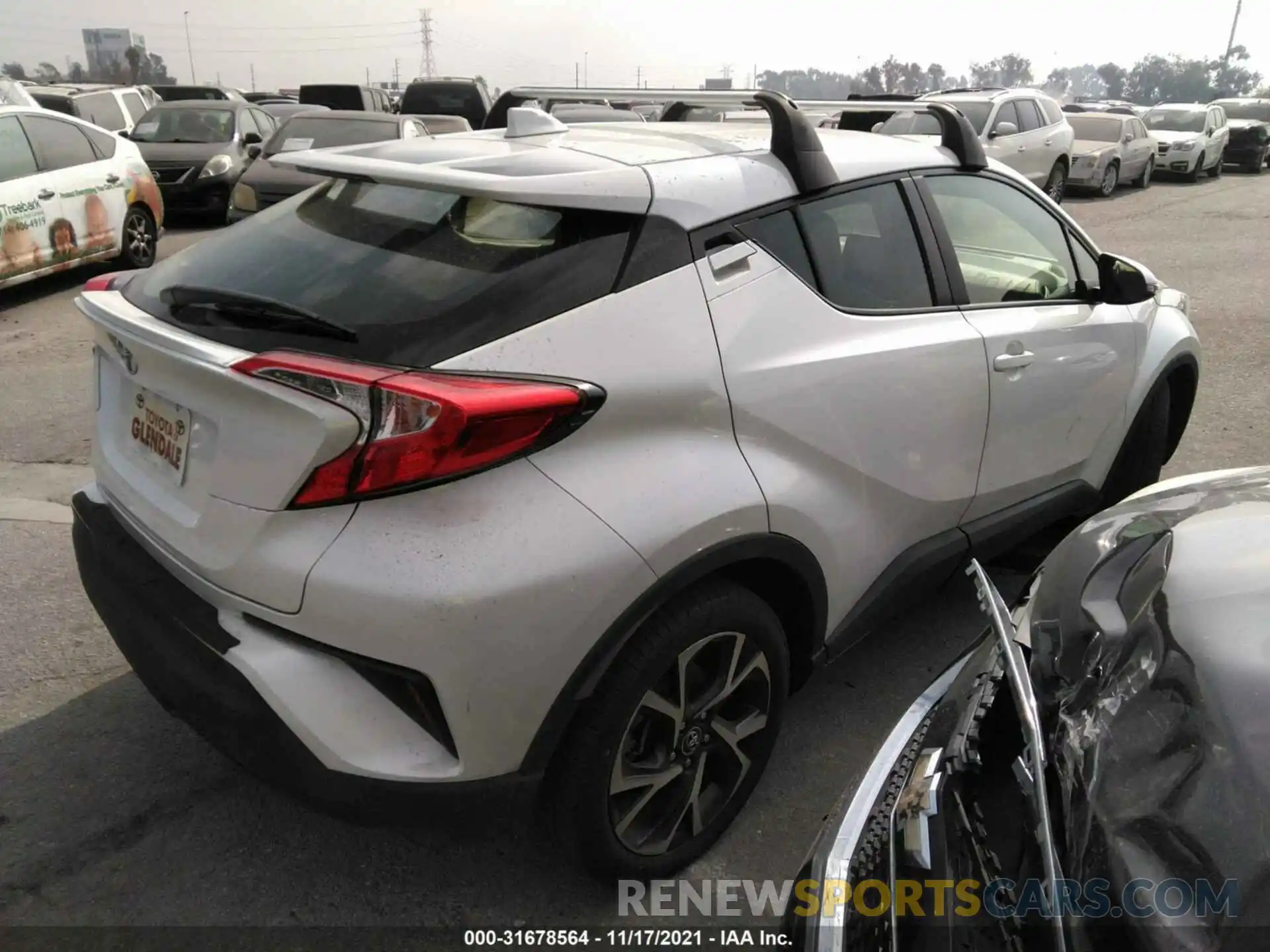 4 Photograph of a damaged car JTNKHMBX0K1044091 TOYOTA C-HR 2019