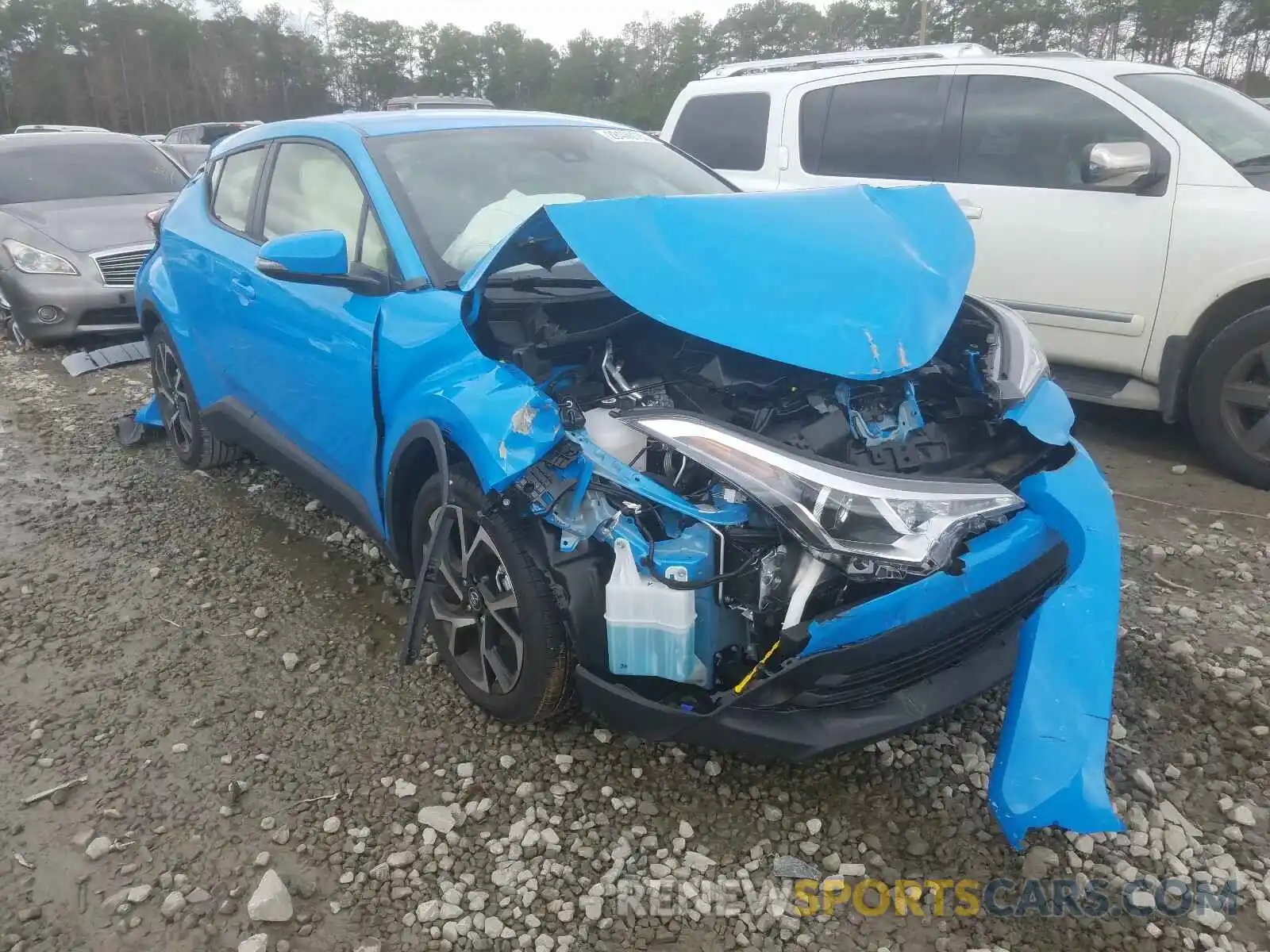 1 Photograph of a damaged car JTNKHMBX0K1046441 TOYOTA C-HR 2019