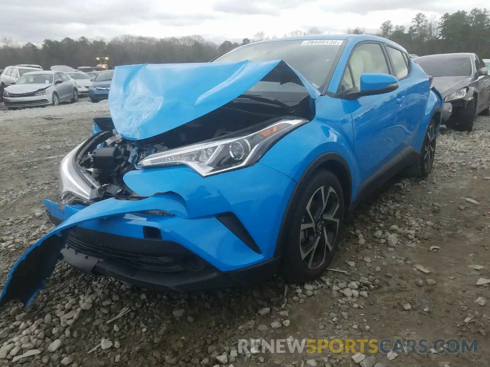 2 Photograph of a damaged car JTNKHMBX0K1046441 TOYOTA C-HR 2019