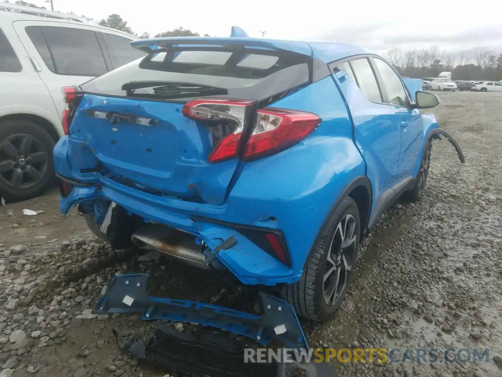 4 Фотография поврежденного автомобиля JTNKHMBX0K1046441 TOYOTA C-HR 2019