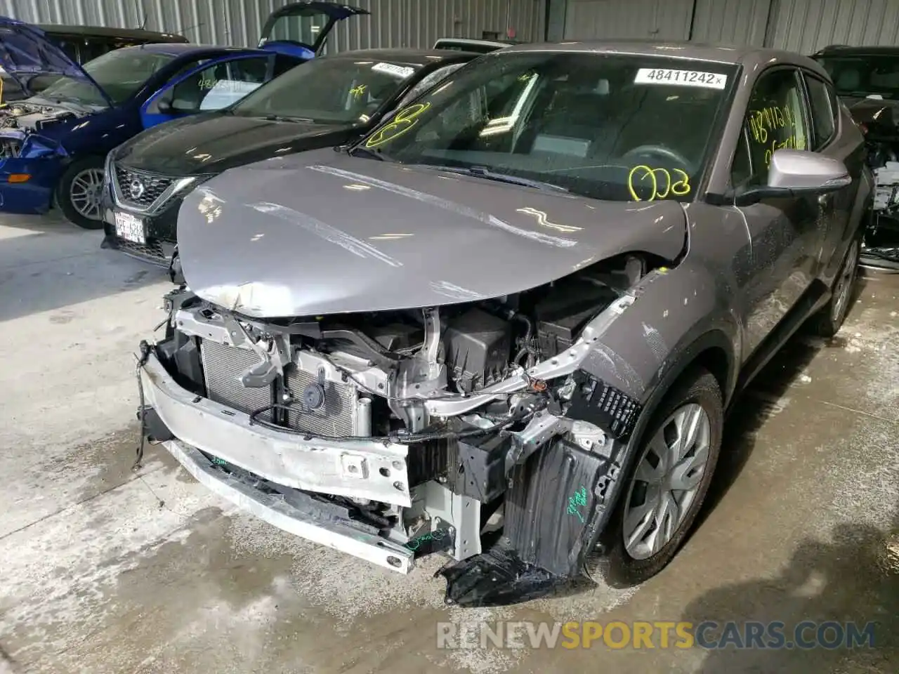 2 Photograph of a damaged car JTNKHMBX0K1046830 TOYOTA C-HR 2019