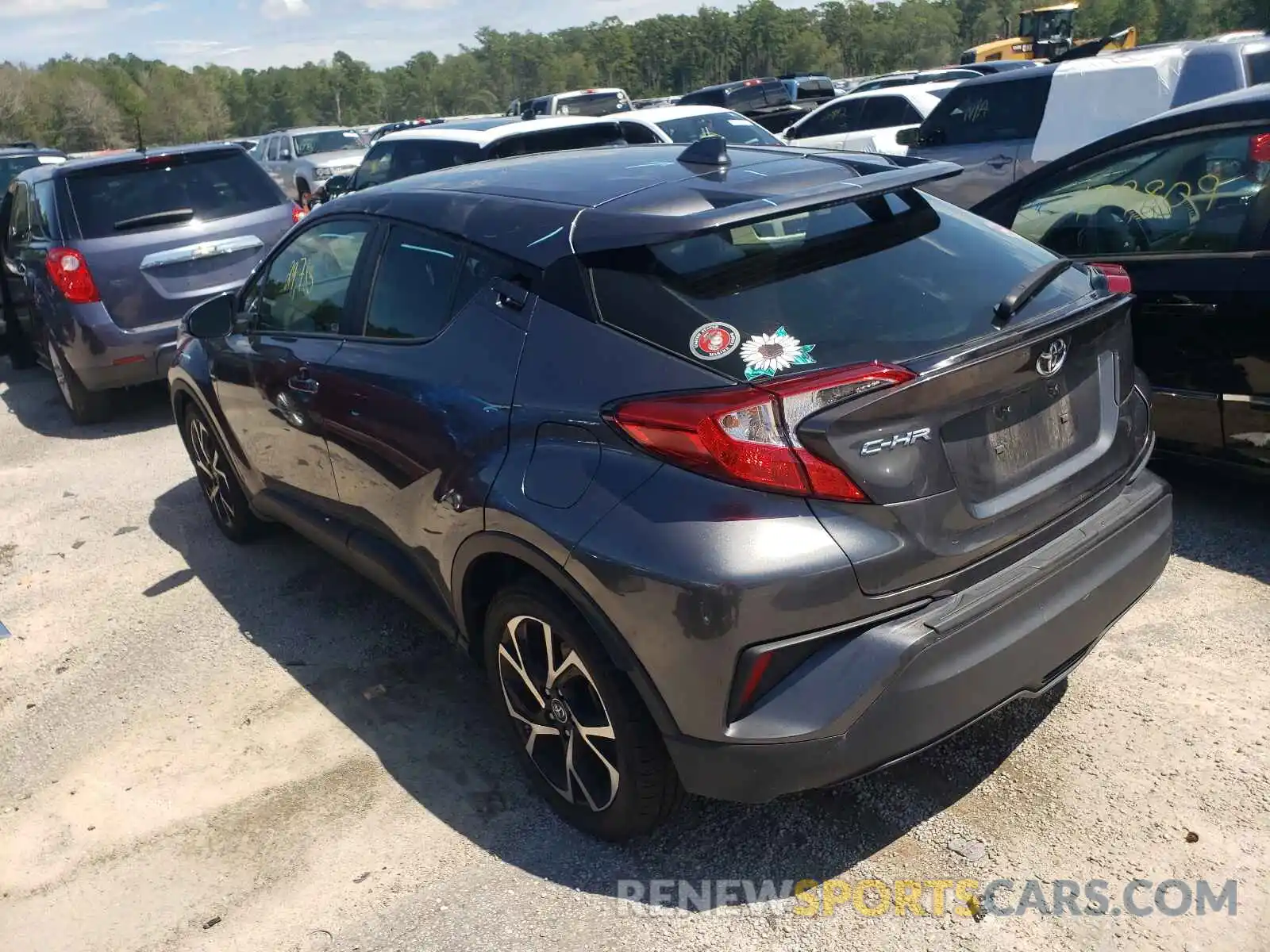 3 Photograph of a damaged car JTNKHMBX0K1047086 TOYOTA C-HR 2019