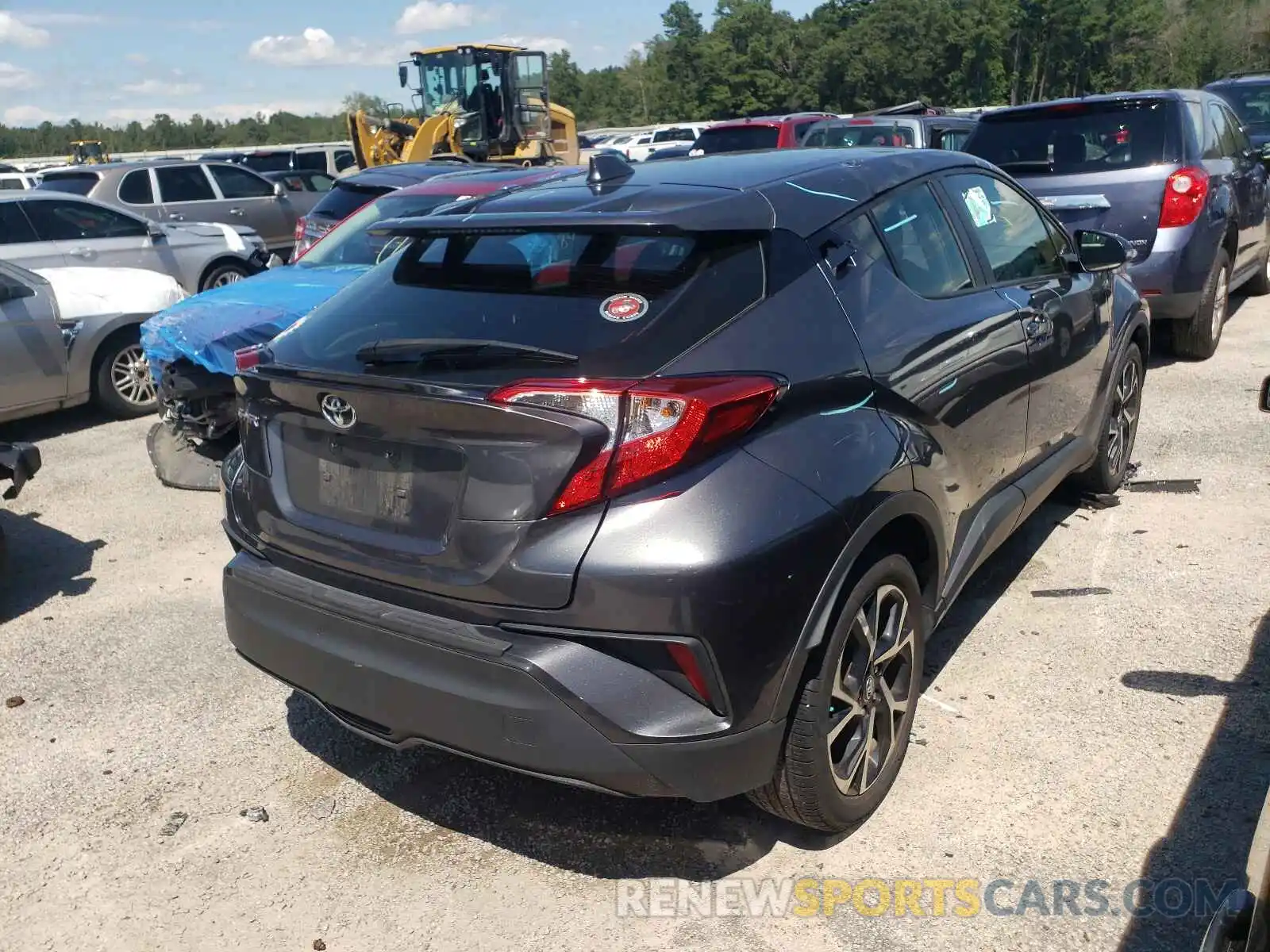 4 Photograph of a damaged car JTNKHMBX0K1047086 TOYOTA C-HR 2019