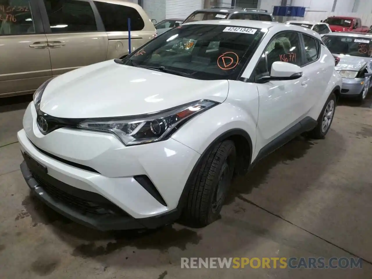 2 Photograph of a damaged car JTNKHMBX0K1047184 TOYOTA C-HR 2019