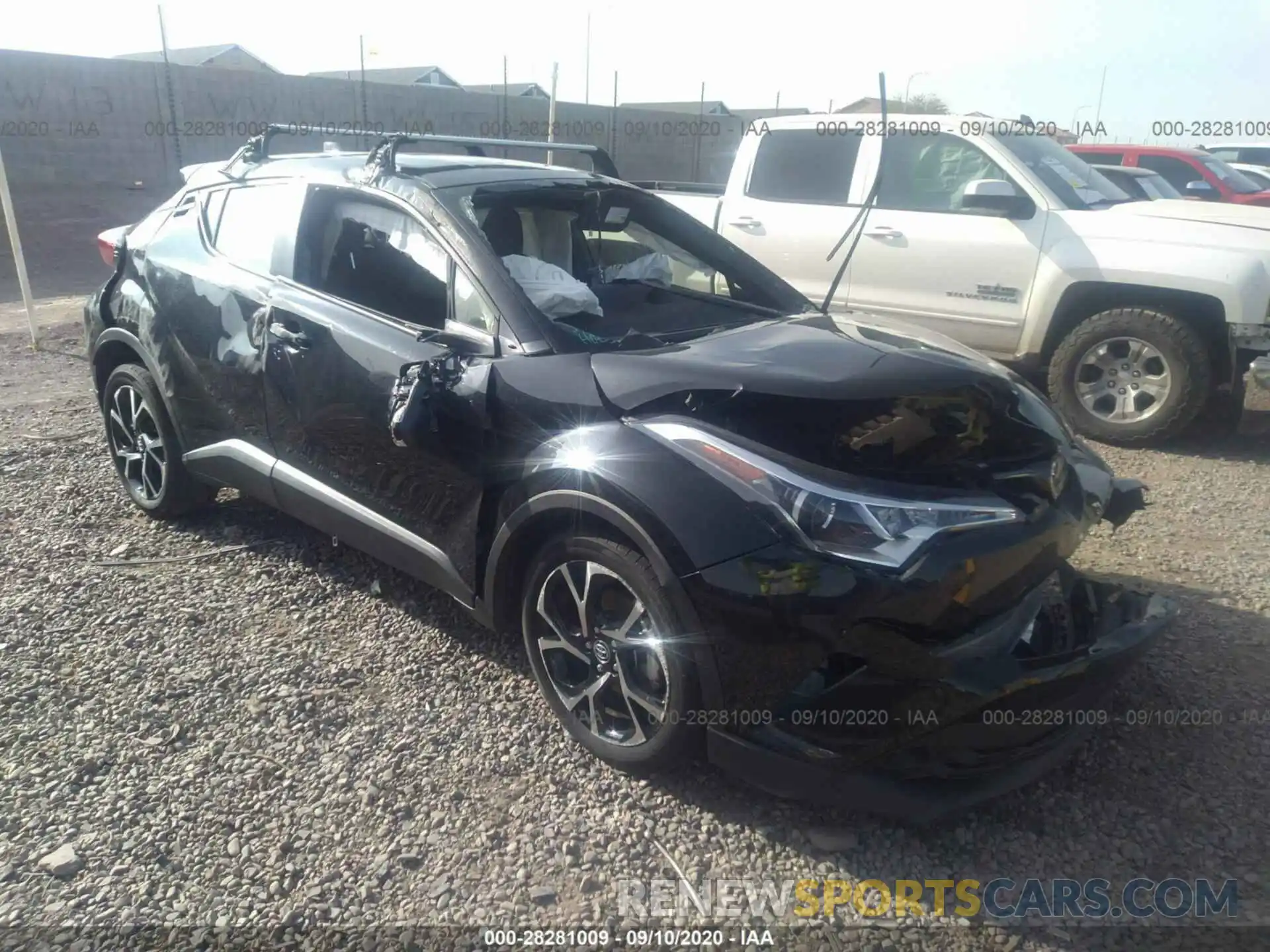 1 Photograph of a damaged car JTNKHMBX0K1047606 TOYOTA C-HR 2019