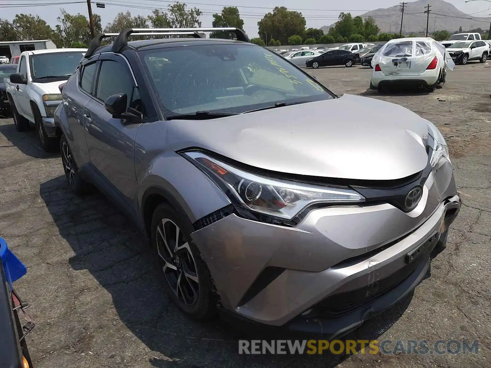 1 Photograph of a damaged car JTNKHMBX0K1048142 TOYOTA C-HR 2019