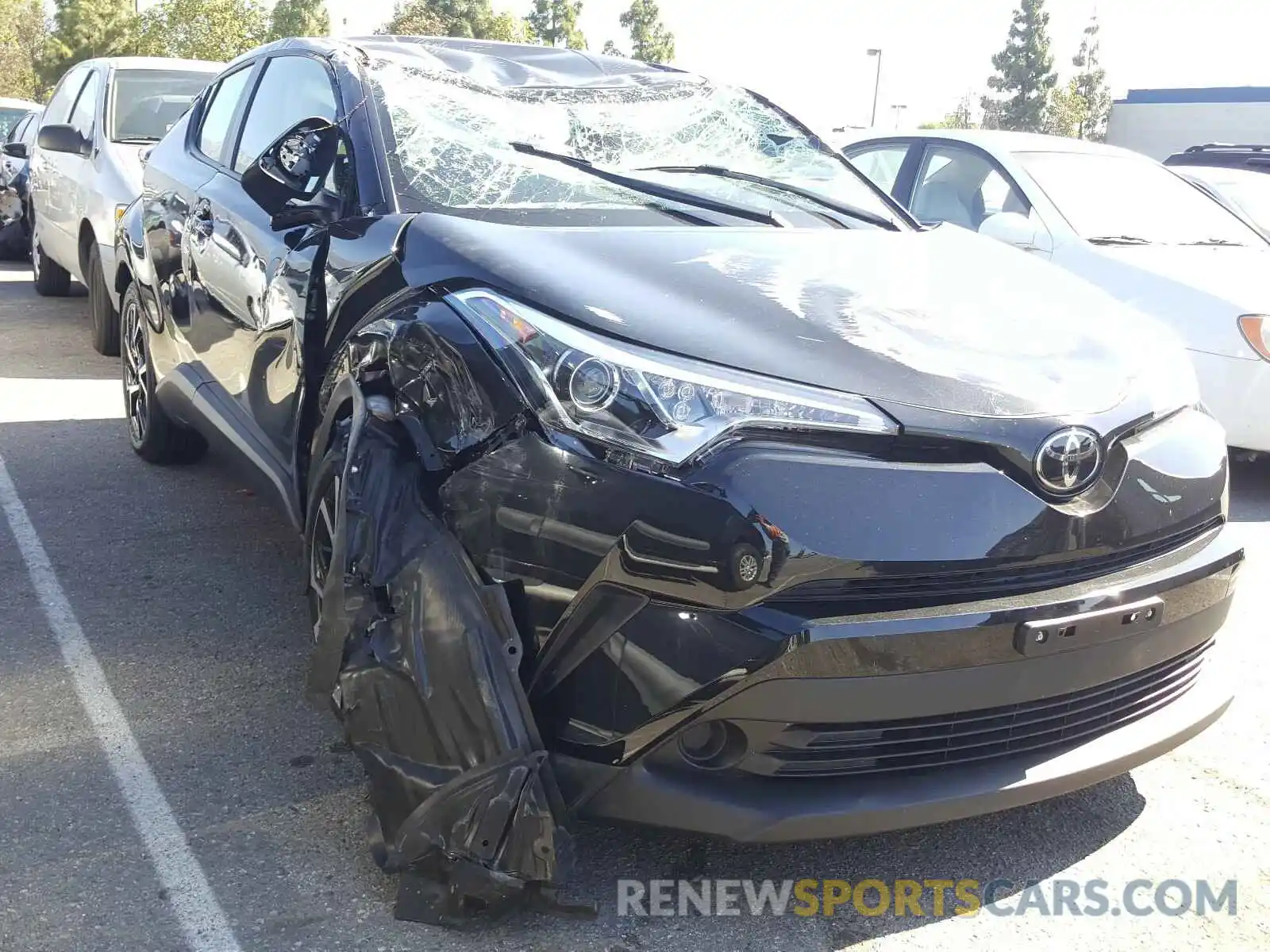 1 Photograph of a damaged car JTNKHMBX0K1048562 TOYOTA C-HR 2019