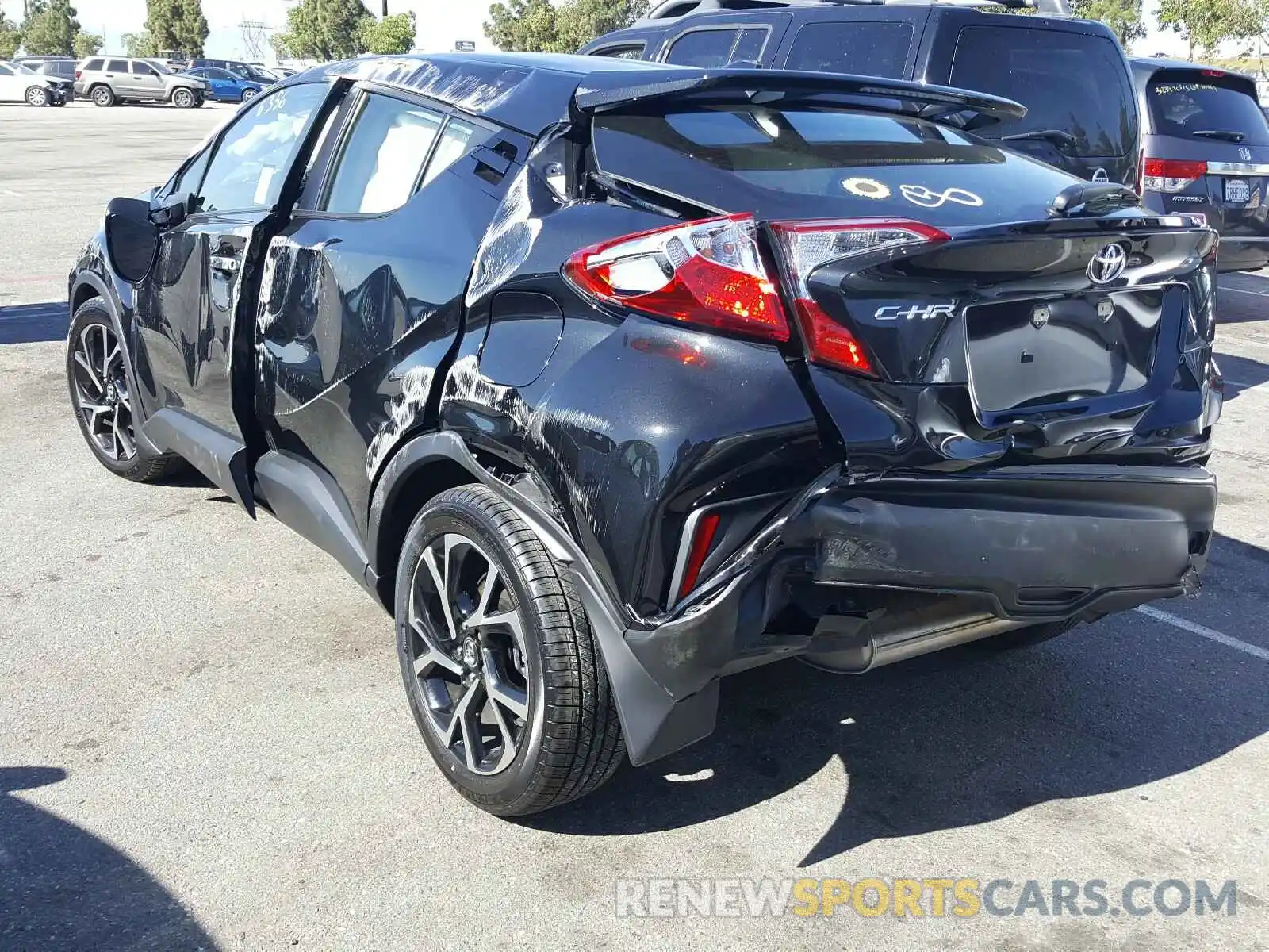 3 Photograph of a damaged car JTNKHMBX0K1048562 TOYOTA C-HR 2019